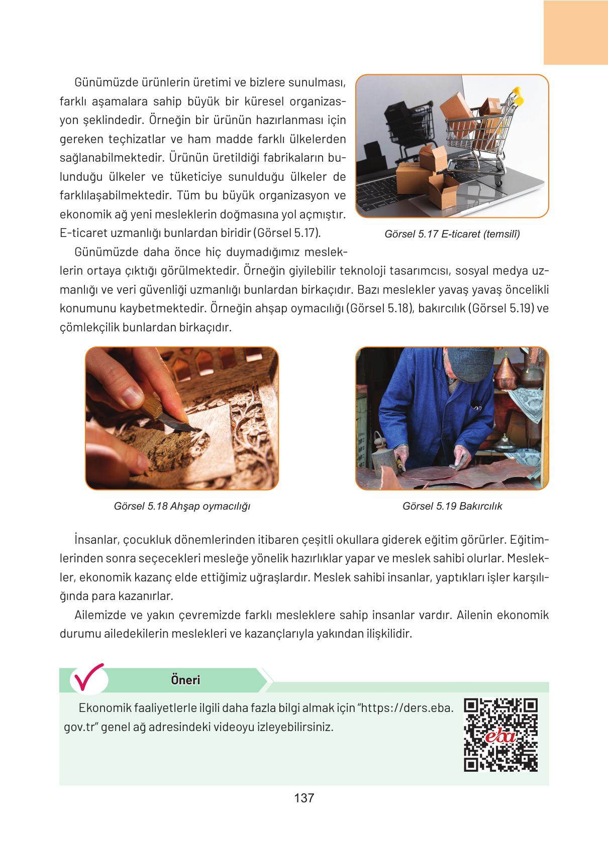 4. Sınıf Hecce Yayıncılık Sosyal Bilgiler Ders Kitabı Sayfa 137 Cevapları