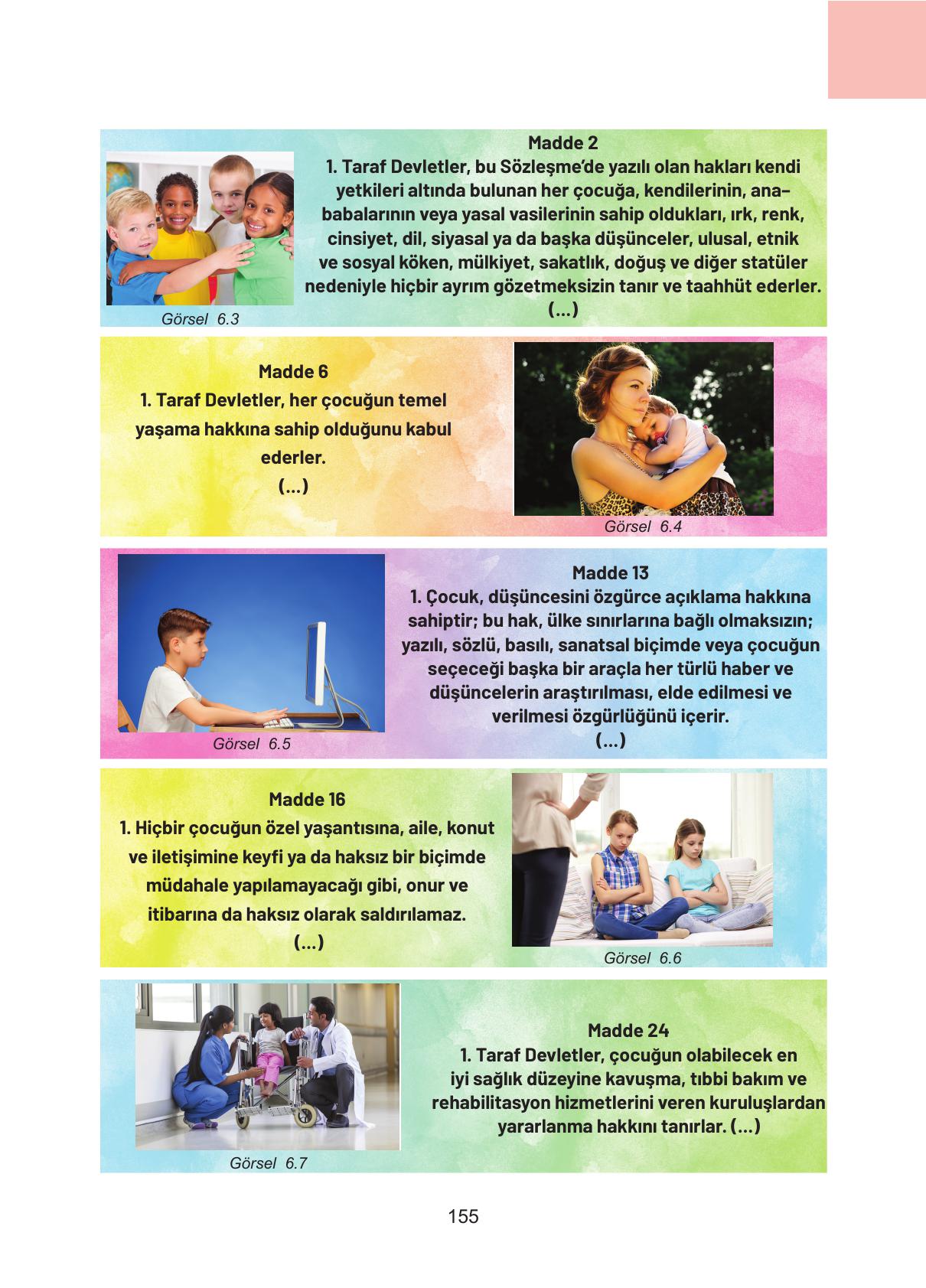 4. Sınıf Hecce Yayıncılık Sosyal Bilgiler Ders Kitabı Sayfa 155 Cevapları