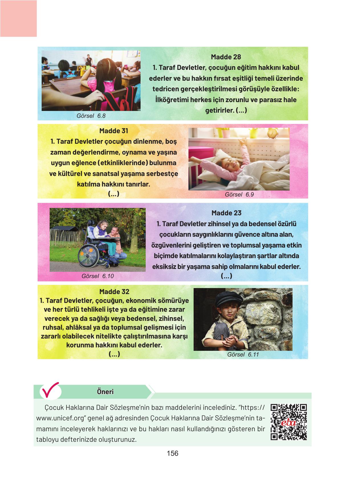 4. Sınıf Hecce Yayıncılık Sosyal Bilgiler Ders Kitabı Sayfa 156 Cevapları