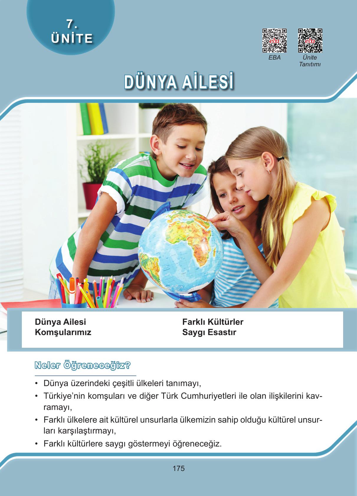 4. Sınıf Hecce Yayıncılık Sosyal Bilgiler Ders Kitabı Sayfa 175 Cevapları