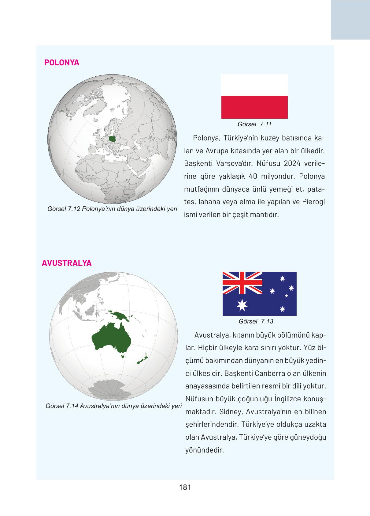 4. Sınıf Hecce Yayıncılık Sosyal Bilgiler Ders Kitabı Sayfa 181 Cevapları
