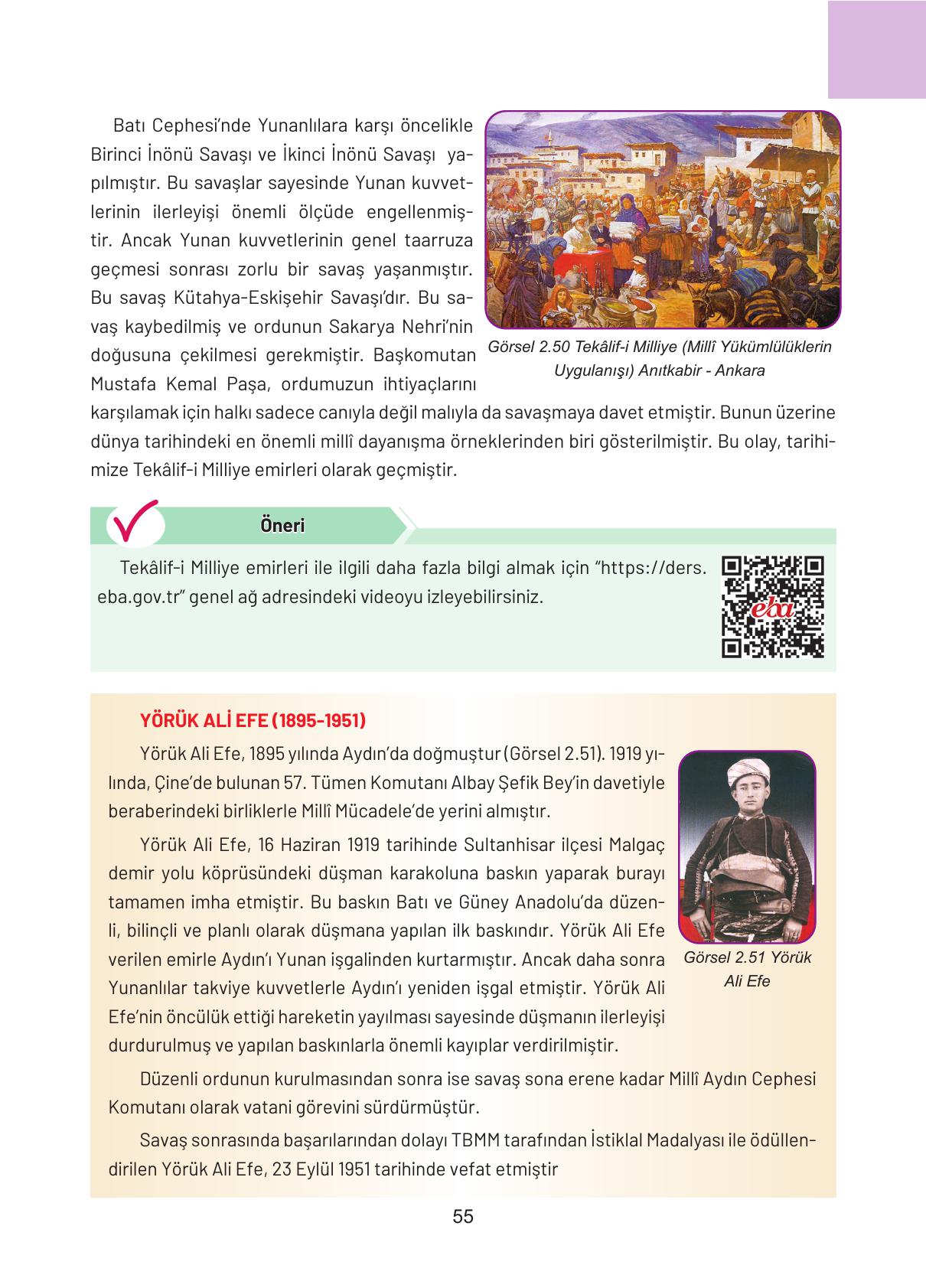 4. Sınıf Hecce Yayıncılık Sosyal Bilgiler Ders Kitabı Sayfa 55 Cevapları