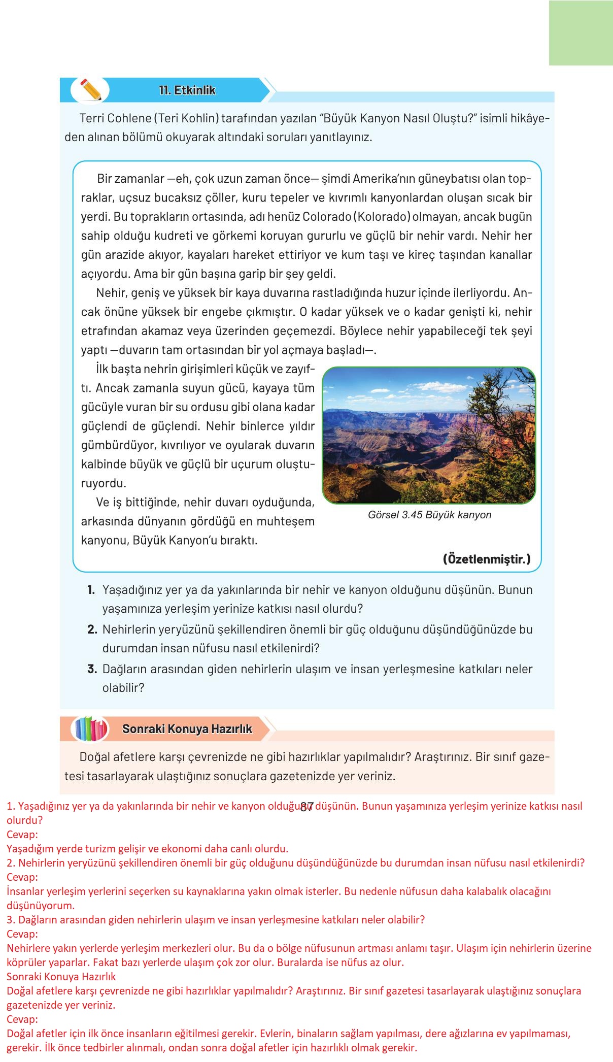 4. Sınıf Hecce Yayıncılık Sosyal Bilgiler Ders Kitabı Sayfa 87 Cevapları 4. Sınıf Hecce Yayıncılık Sosyal Bilgiler Ders Kitabı Sayfa 87 Cevapları