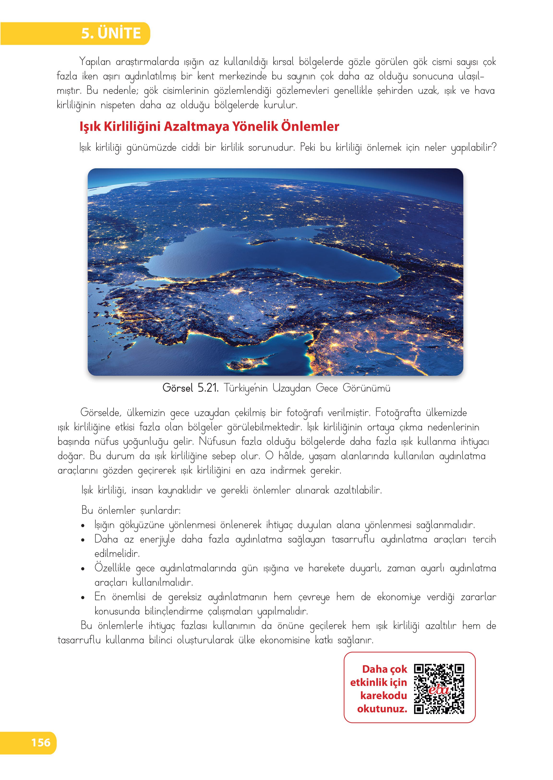 4. Sınıf Meb Yayınları Fen Bilimleri Ders Kitabı Sayfa 156 Cevapları