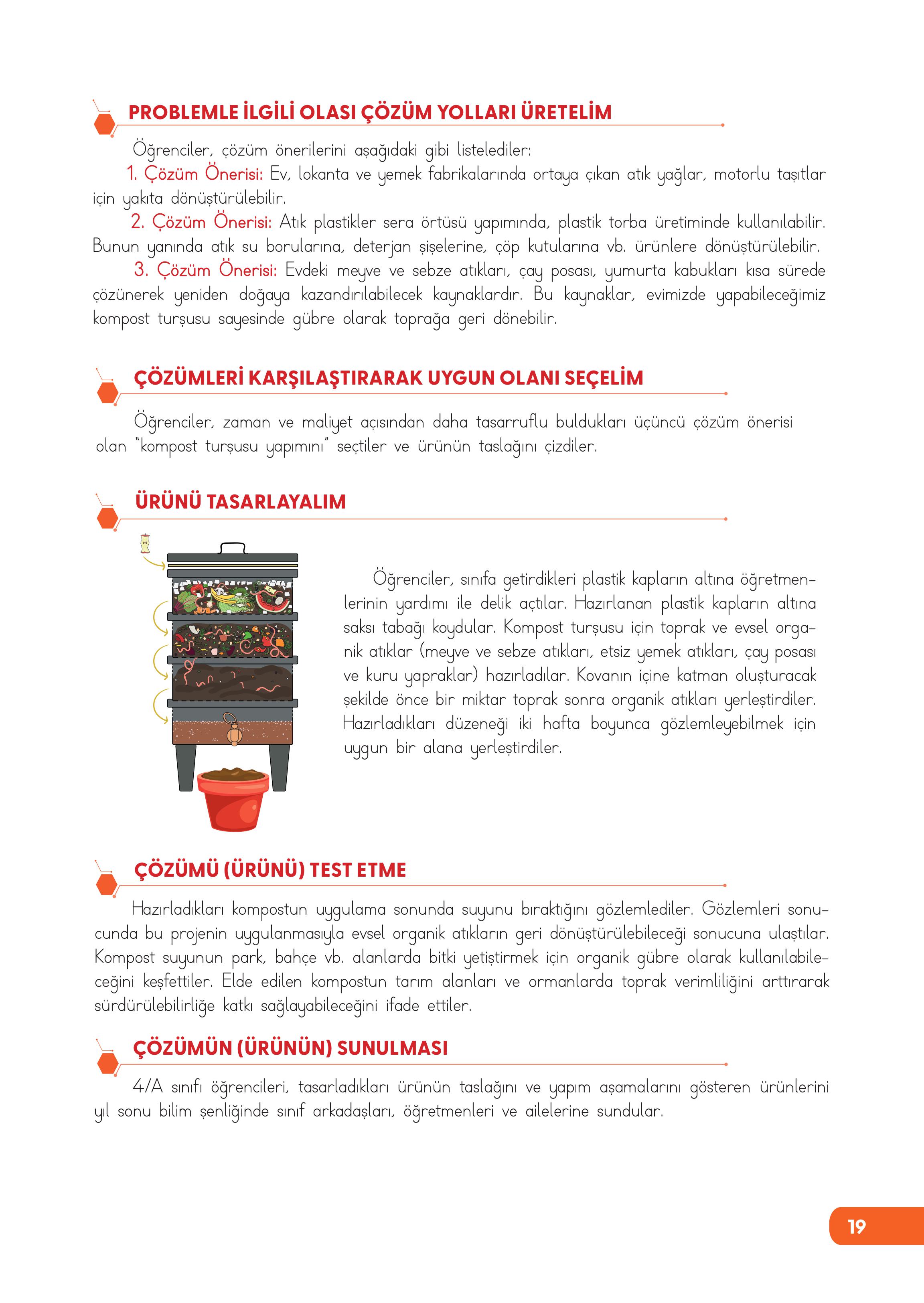 4. Sınıf Meb Yayınları Fen Bilimleri Ders Kitabı Sayfa 19 Cevapları