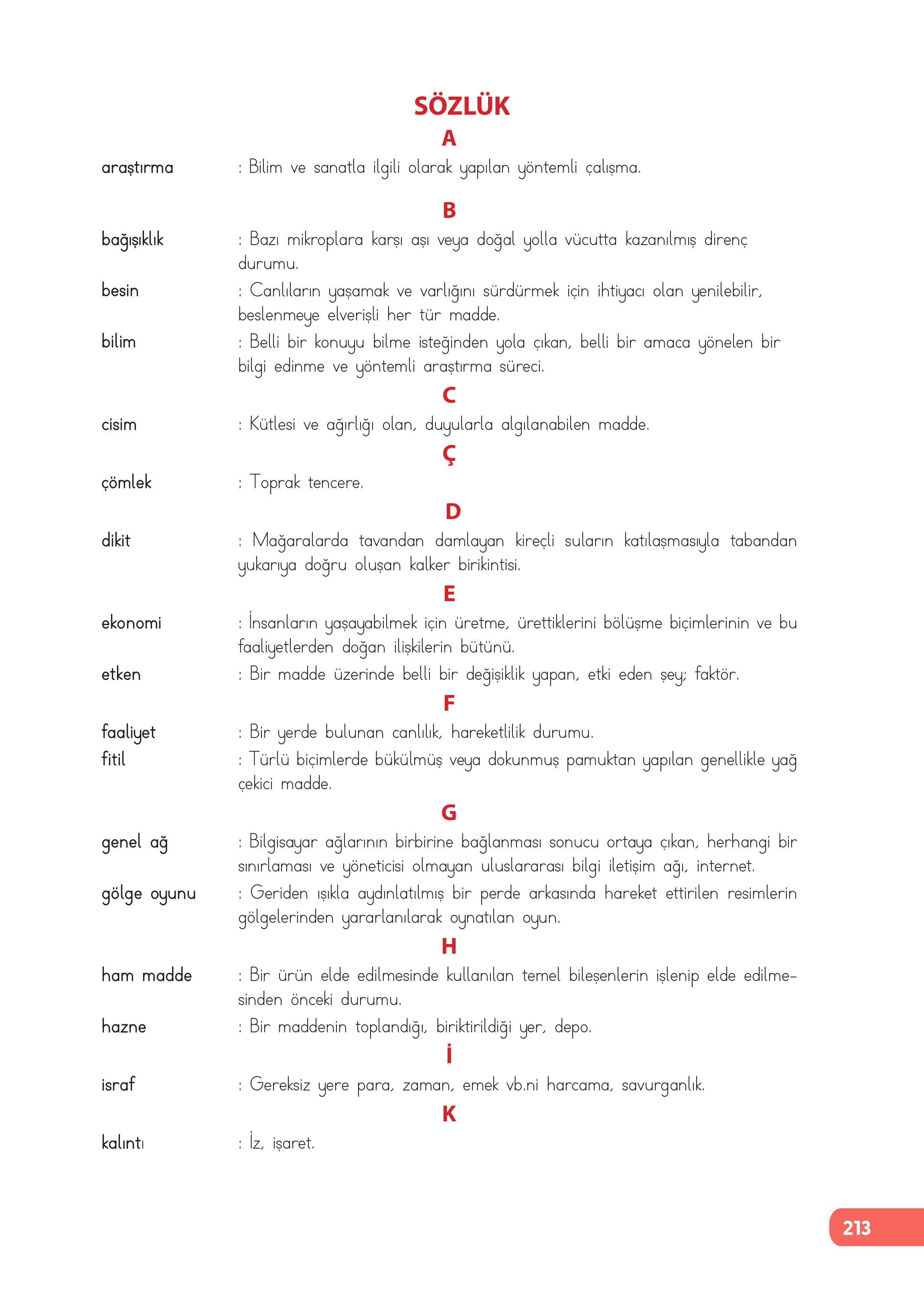 4. Sınıf Meb Yayınları Fen Bilimleri Ders Kitabı Sayfa 213 Cevapları 4. Sınıf Meb Yayınları Fen Bilimleri Ders Kitabı Sayfa 213 Cevapları