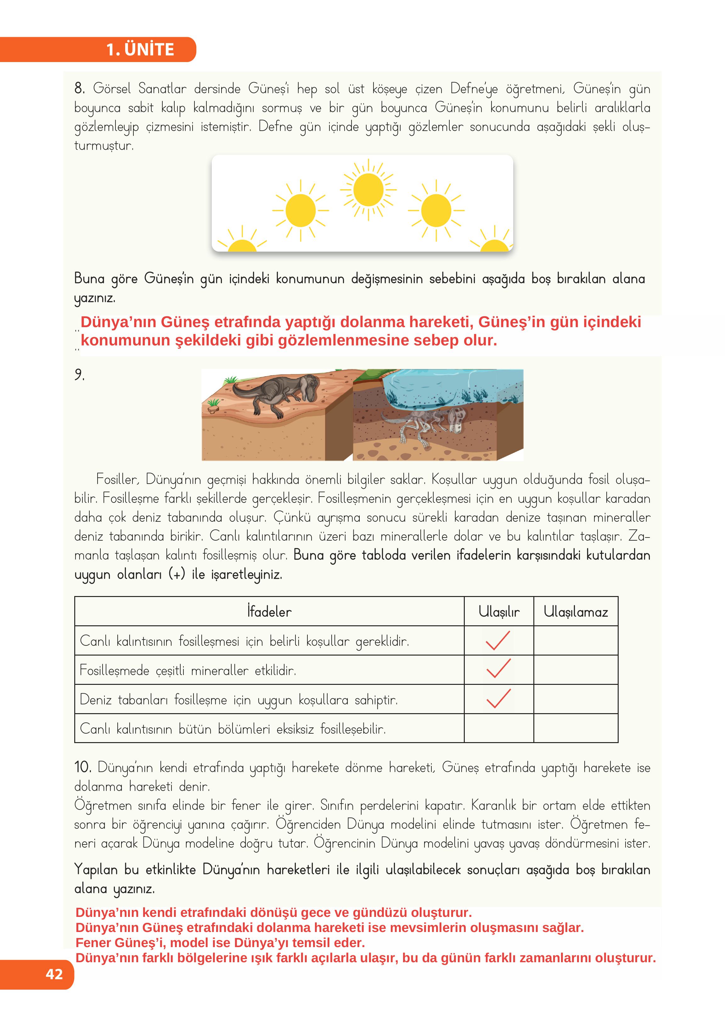 4. Sınıf Meb Yayınları Fen Bilimleri Ders Kitabı Sayfa 42 Cevapları 4. Sınıf Meb Yayınları Fen Bilimleri Ders Kitabı Sayfa 42 Cevapları