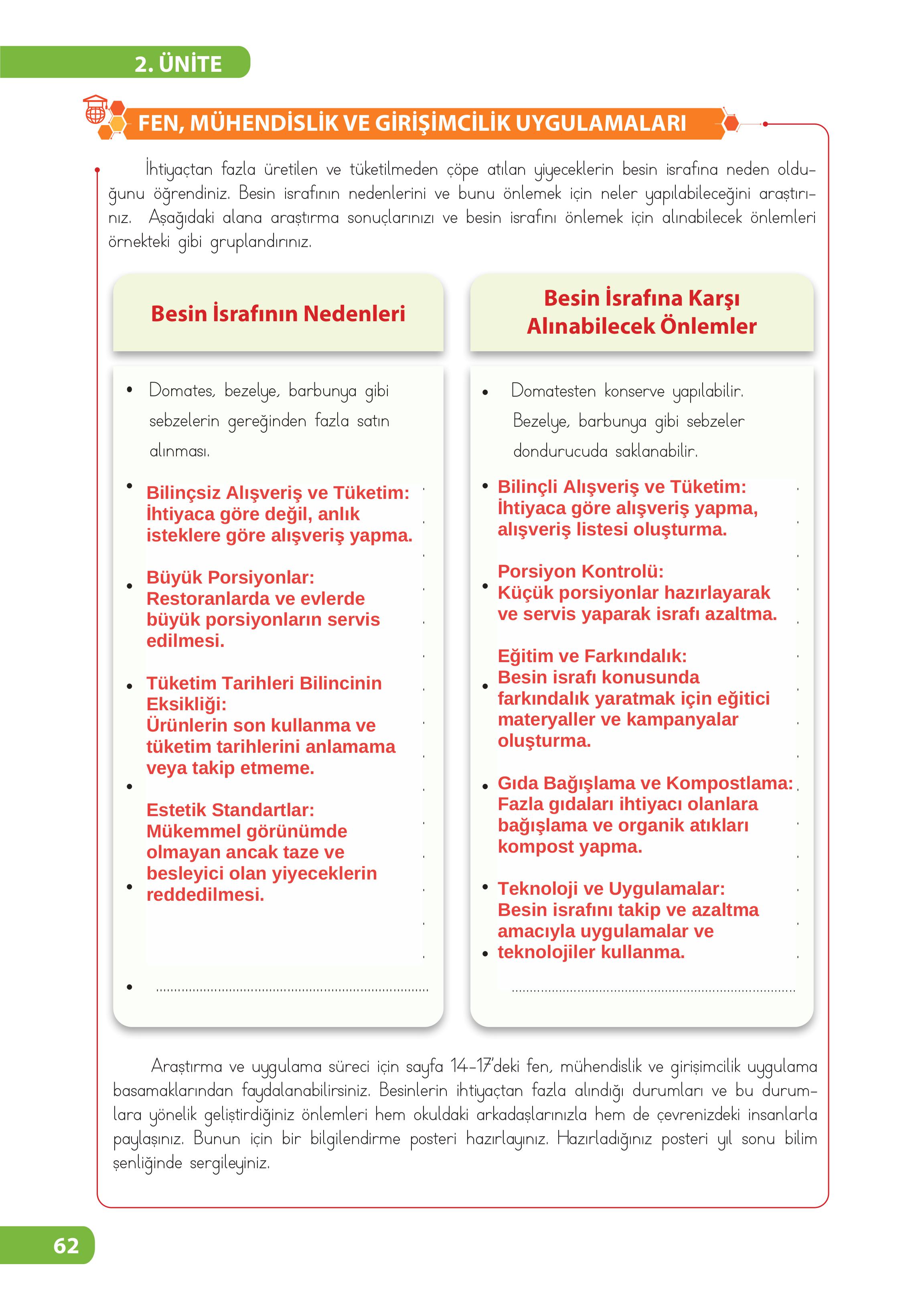 4. Sınıf Meb Yayınları Fen Bilimleri Ders Kitabı Sayfa 62 Cevapları 4. Sınıf Meb Yayınları Fen Bilimleri Ders Kitabı Sayfa 62 Cevapları