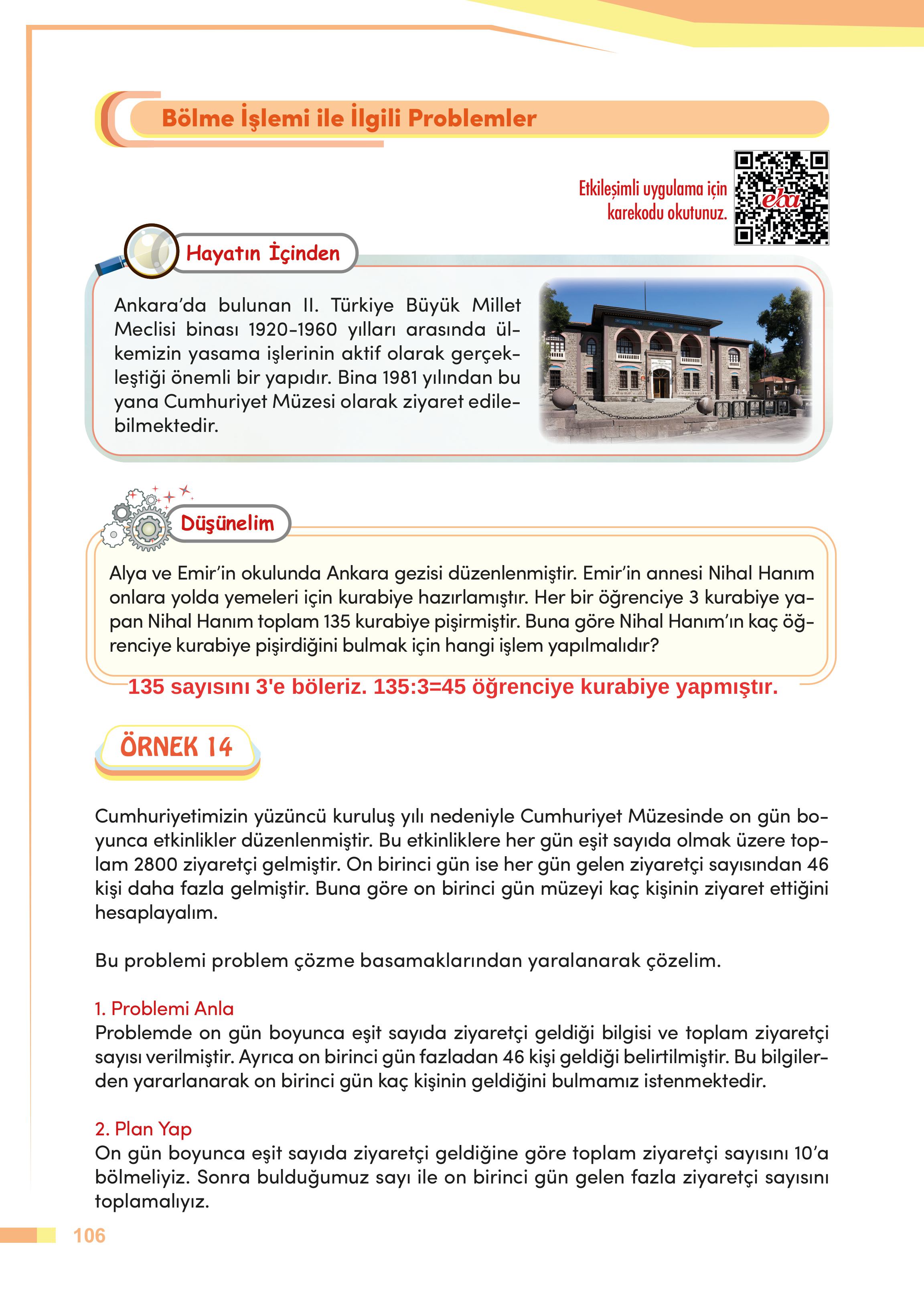 4. Sınıf Meb Yayınları Matematik Ders Kitabı Sayfa 106 Cevapları 4. Sınıf Meb Yayınları Matematik Ders Kitabı Sayfa 106 Cevapları