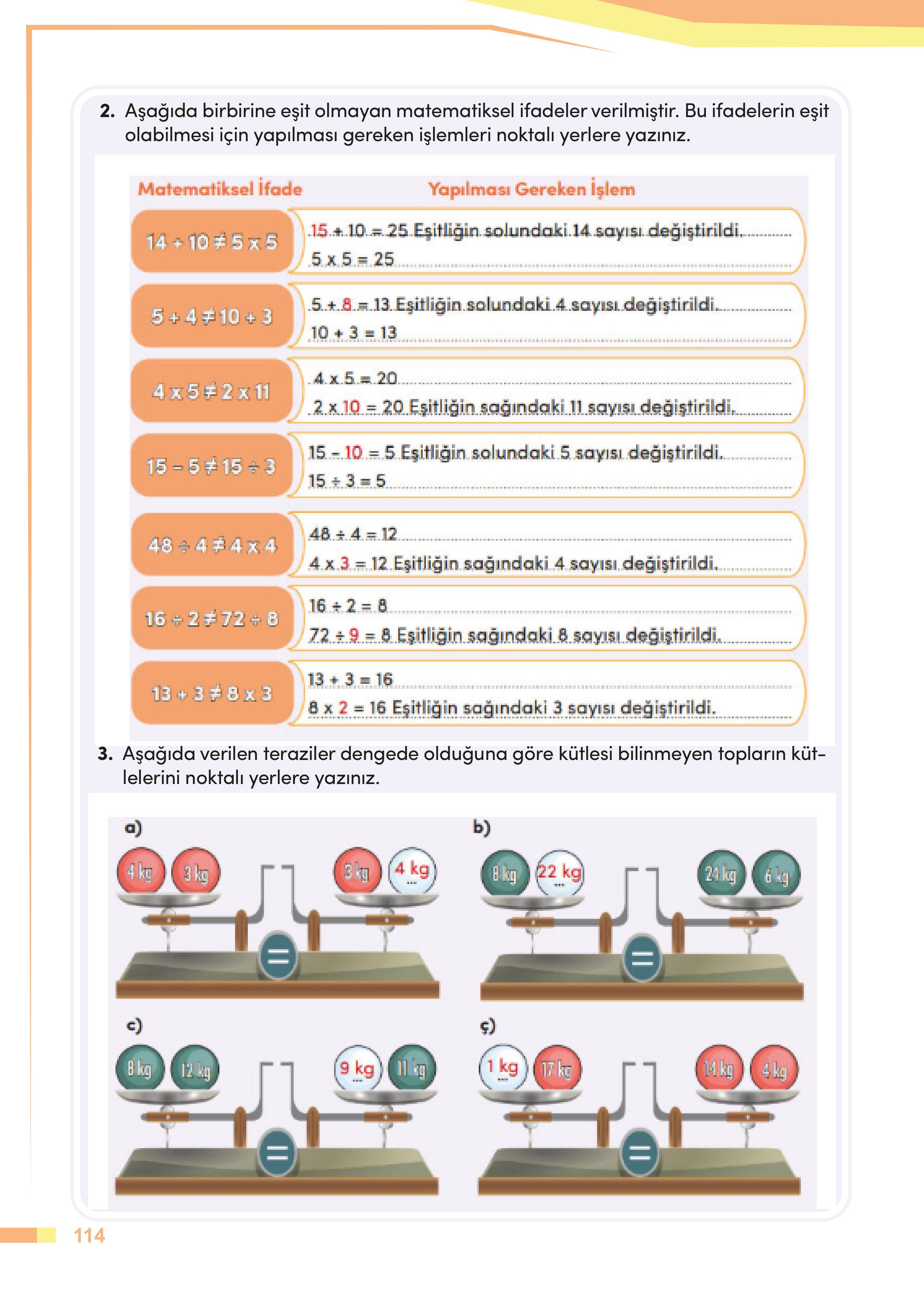 4. Sınıf Meb Yayınları Matematik Ders Kitabı Sayfa 114 Cevapları 4. Sınıf Meb Yayınları Matematik Ders Kitabı Sayfa 114 Cevapları