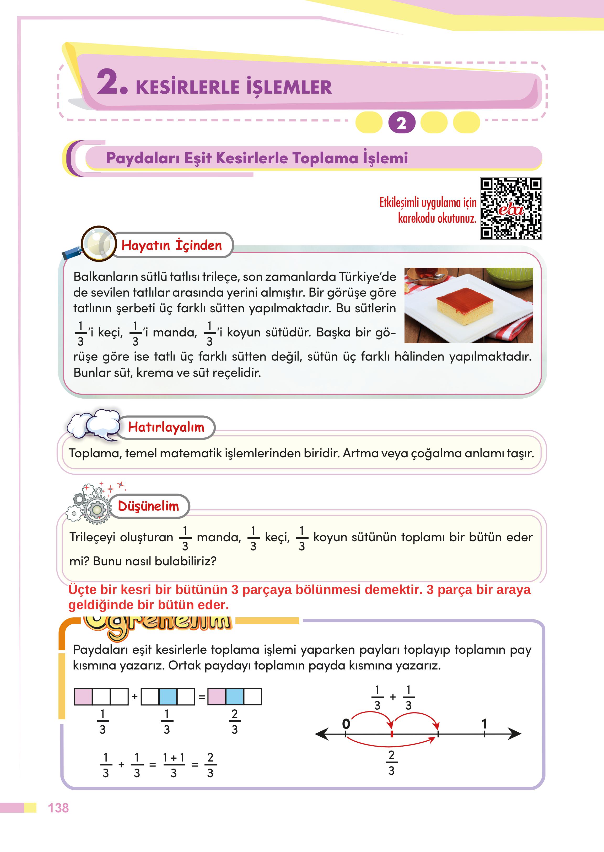 4. Sınıf Meb Yayınları Matematik Ders Kitabı Sayfa 138 Cevapları