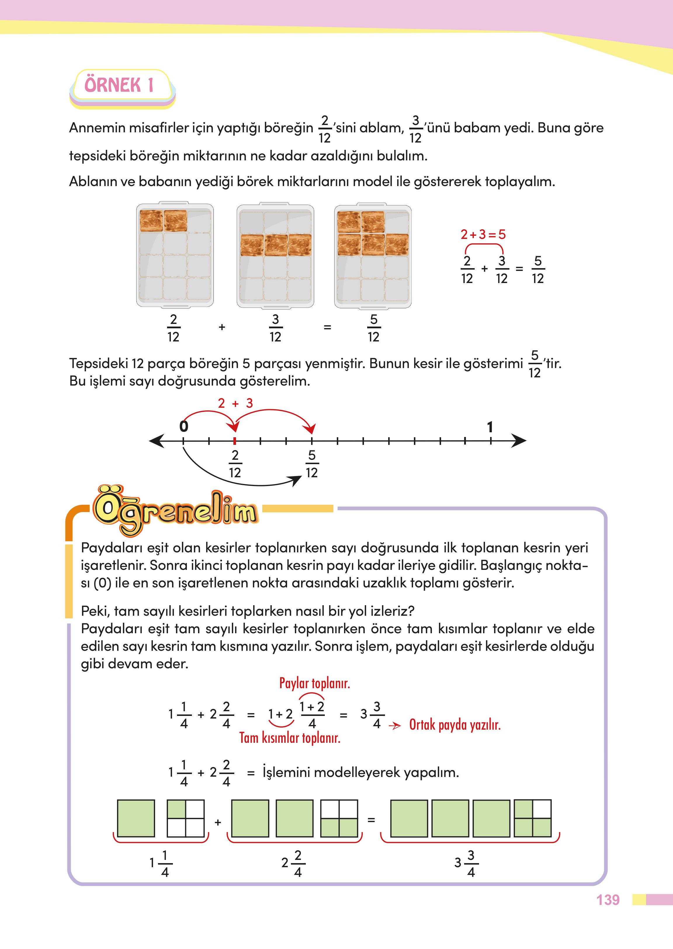 4. Sınıf Meb Yayınları Matematik Ders Kitabı Sayfa 139 Cevapları 4. Sınıf Meb Yayınları Matematik Ders Kitabı Sayfa 139 Cevapları