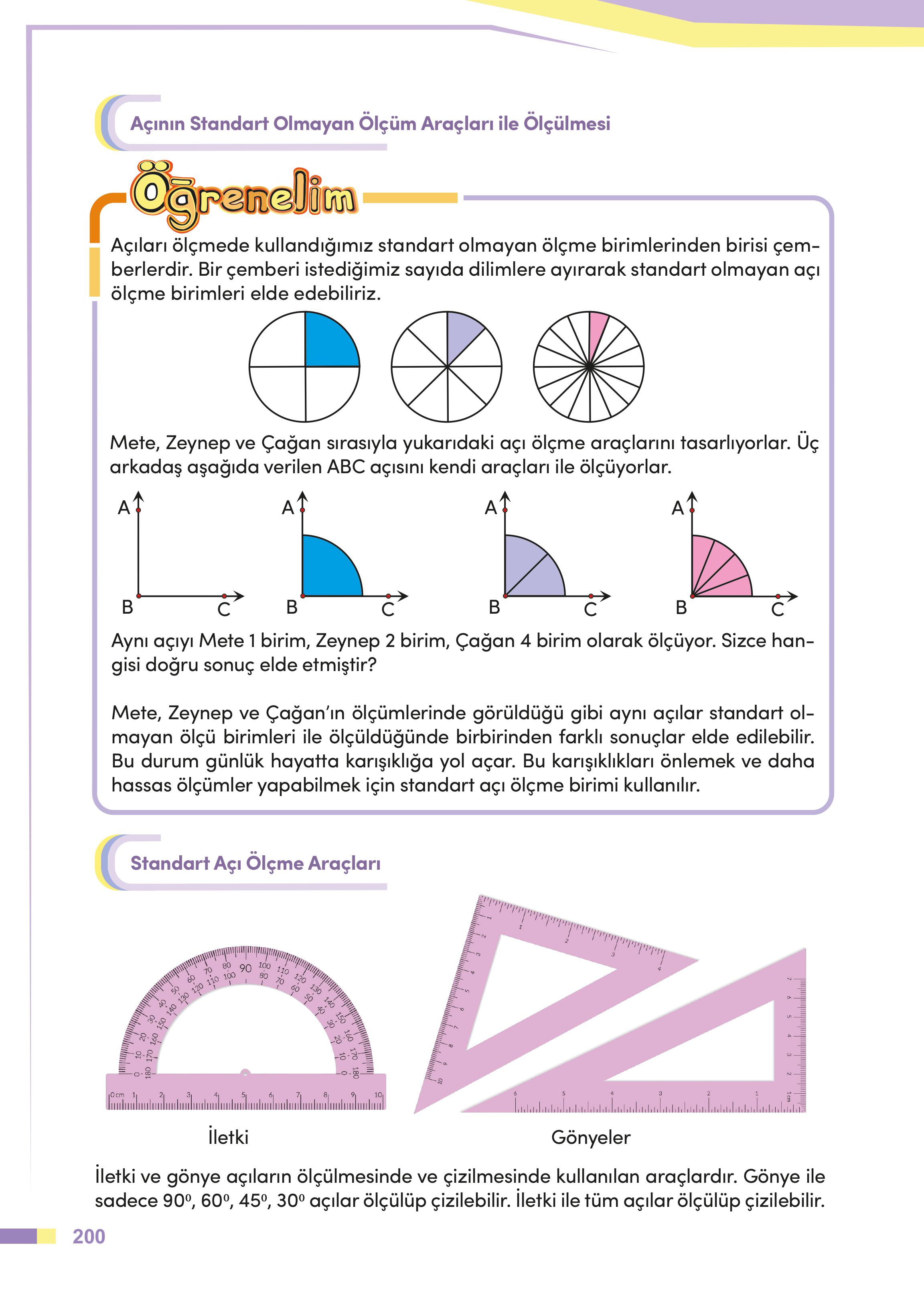 4. Sınıf Meb Yayınları Matematik Ders Kitabı Sayfa 200 Cevapları