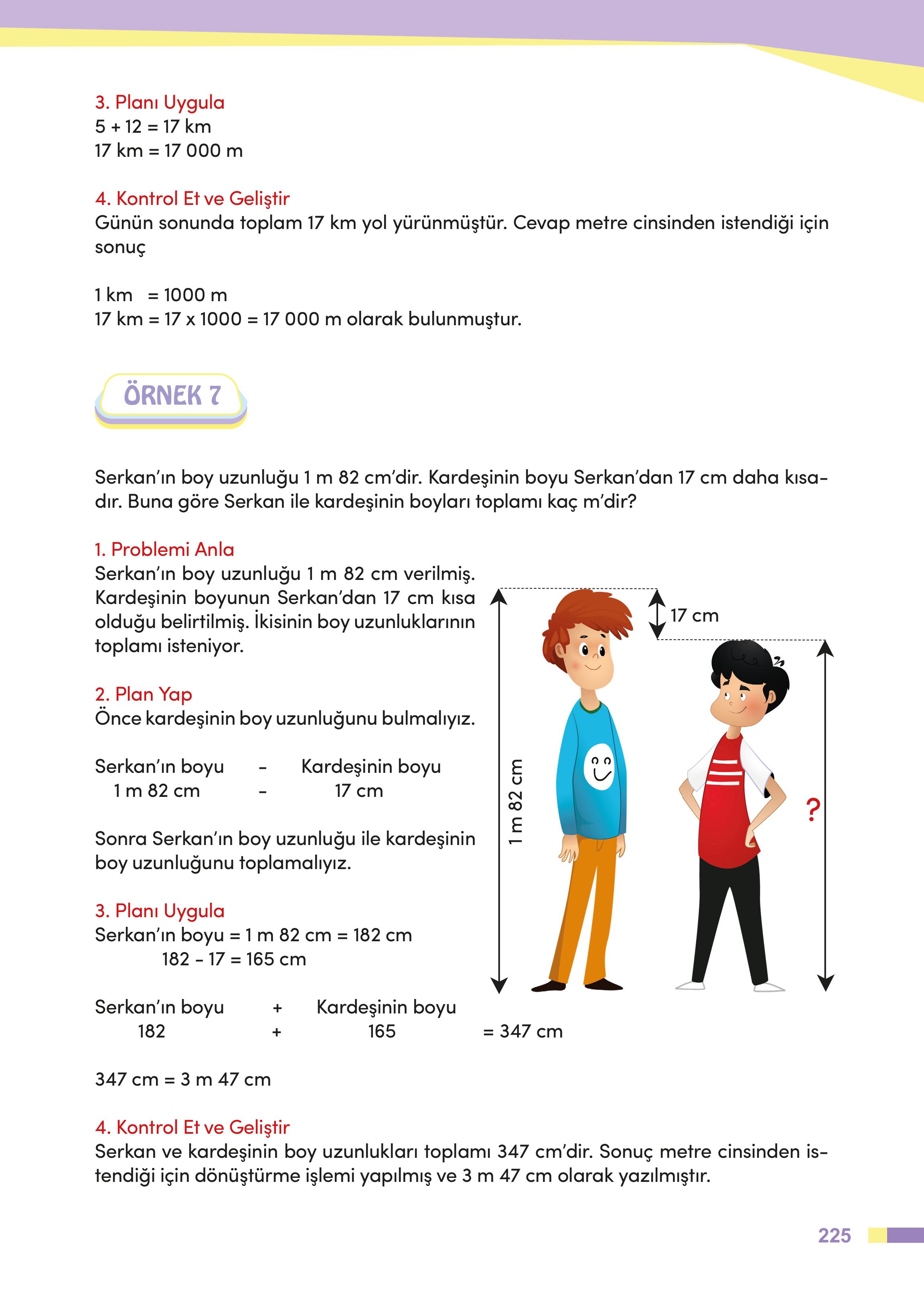 4. Sınıf Meb Yayınları Matematik Ders Kitabı Sayfa 225 Cevapları 4. Sınıf Meb Yayınları Matematik Ders Kitabı Sayfa 225 Cevapları