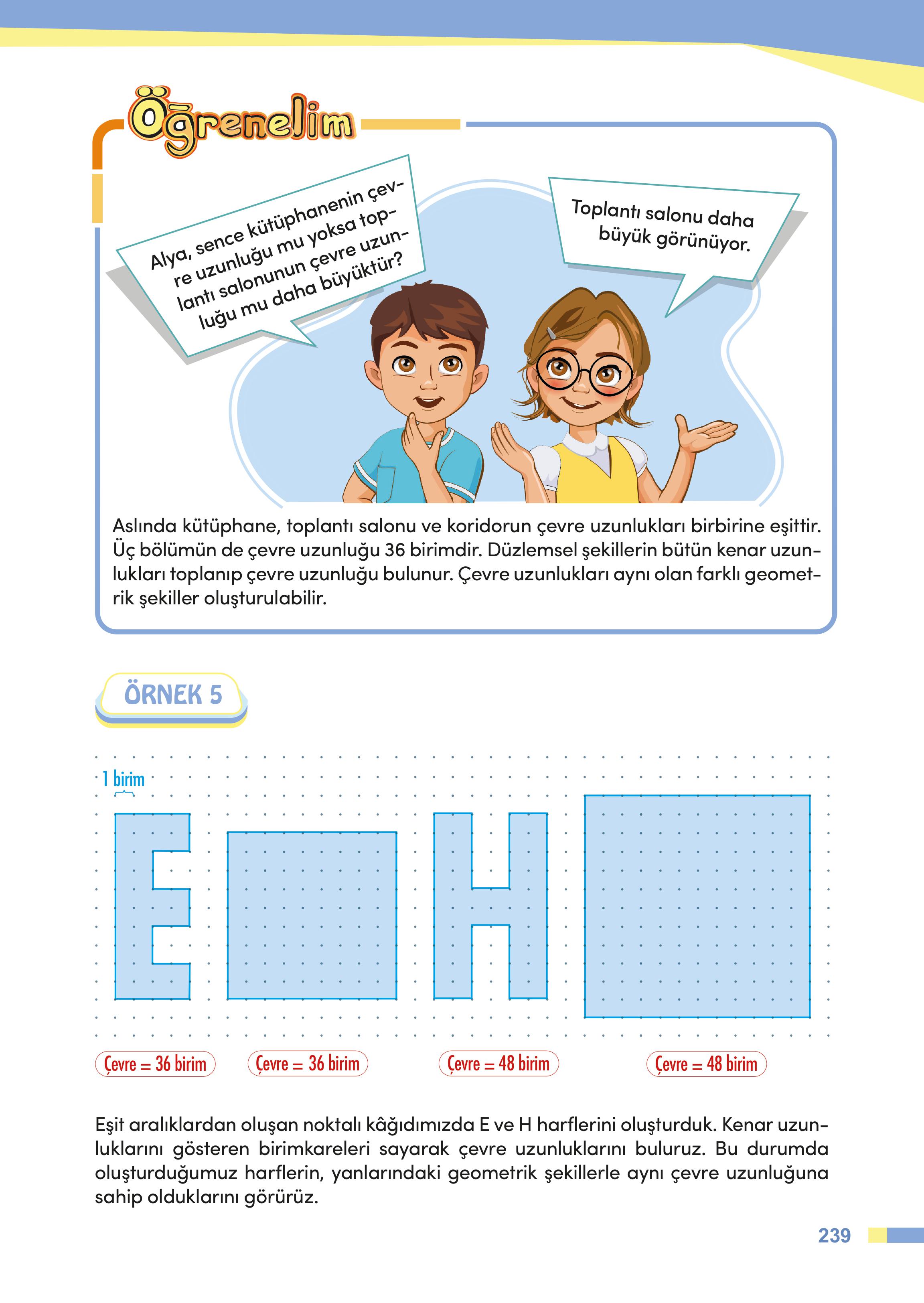 4. Sınıf Meb Yayınları Matematik Ders Kitabı Sayfa 239 Cevapları