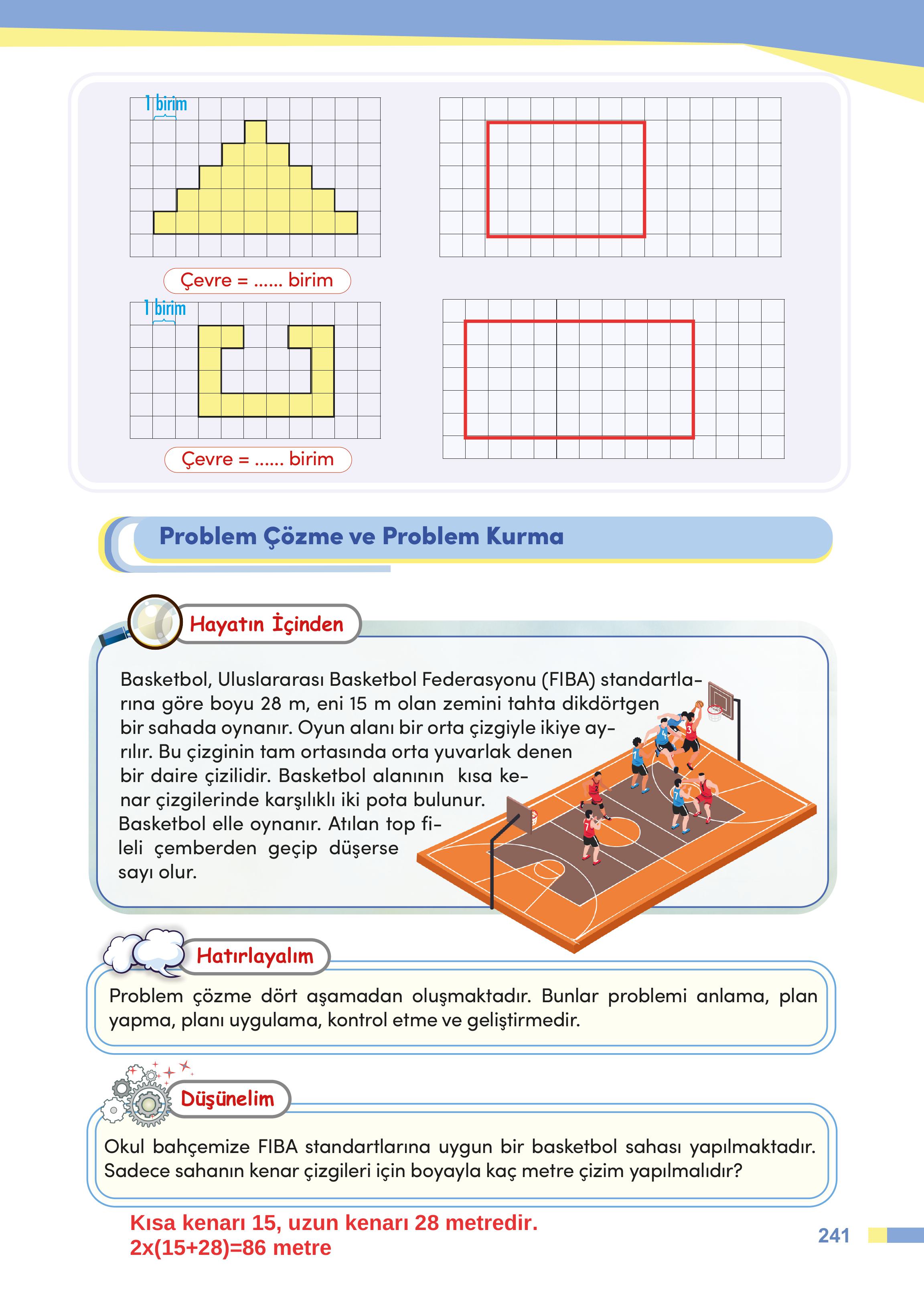 4. Sınıf Meb Yayınları Matematik Ders Kitabı Sayfa 241 Cevapları