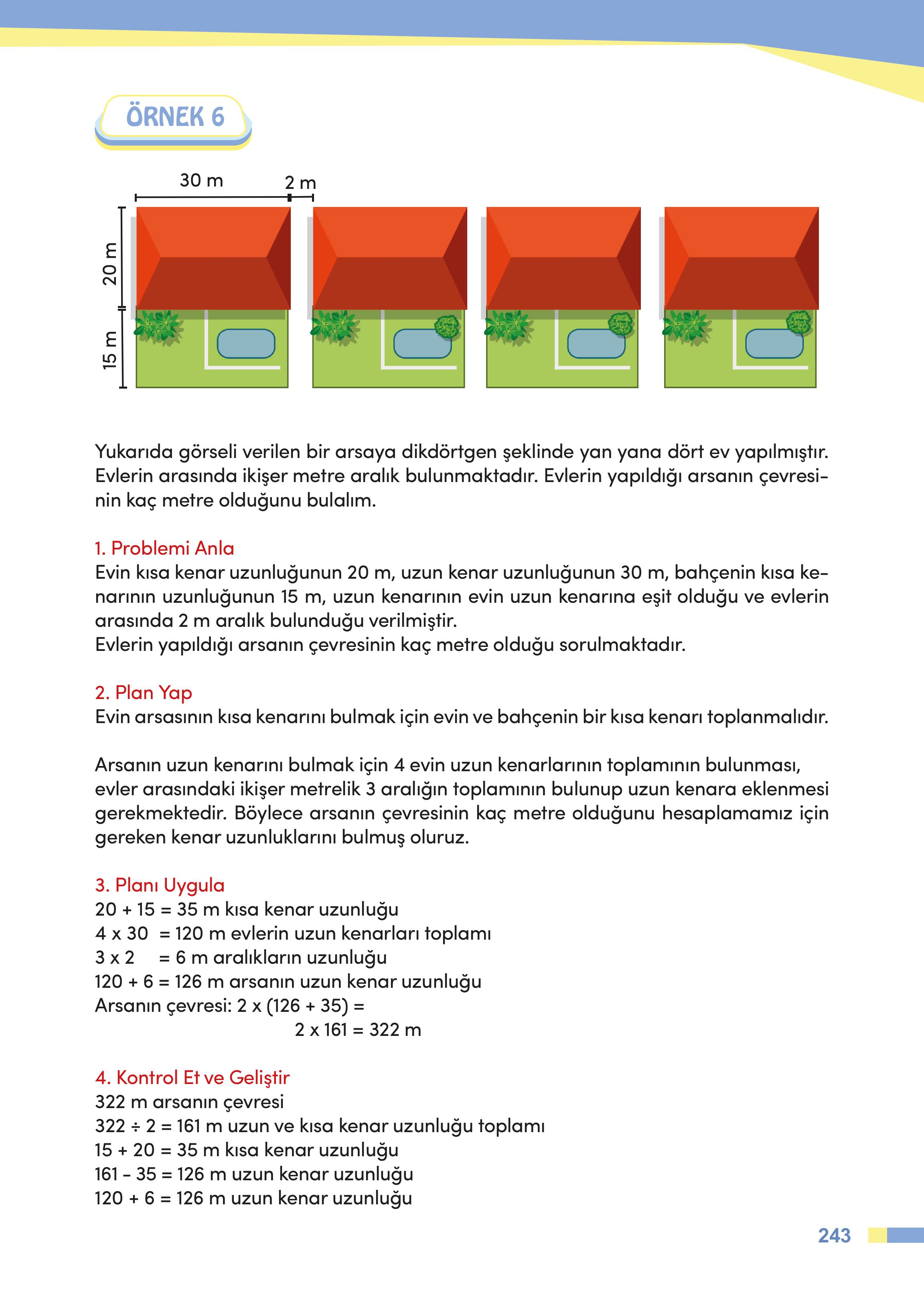 4. Sınıf Meb Yayınları Matematik Ders Kitabı Sayfa 243 Cevapları