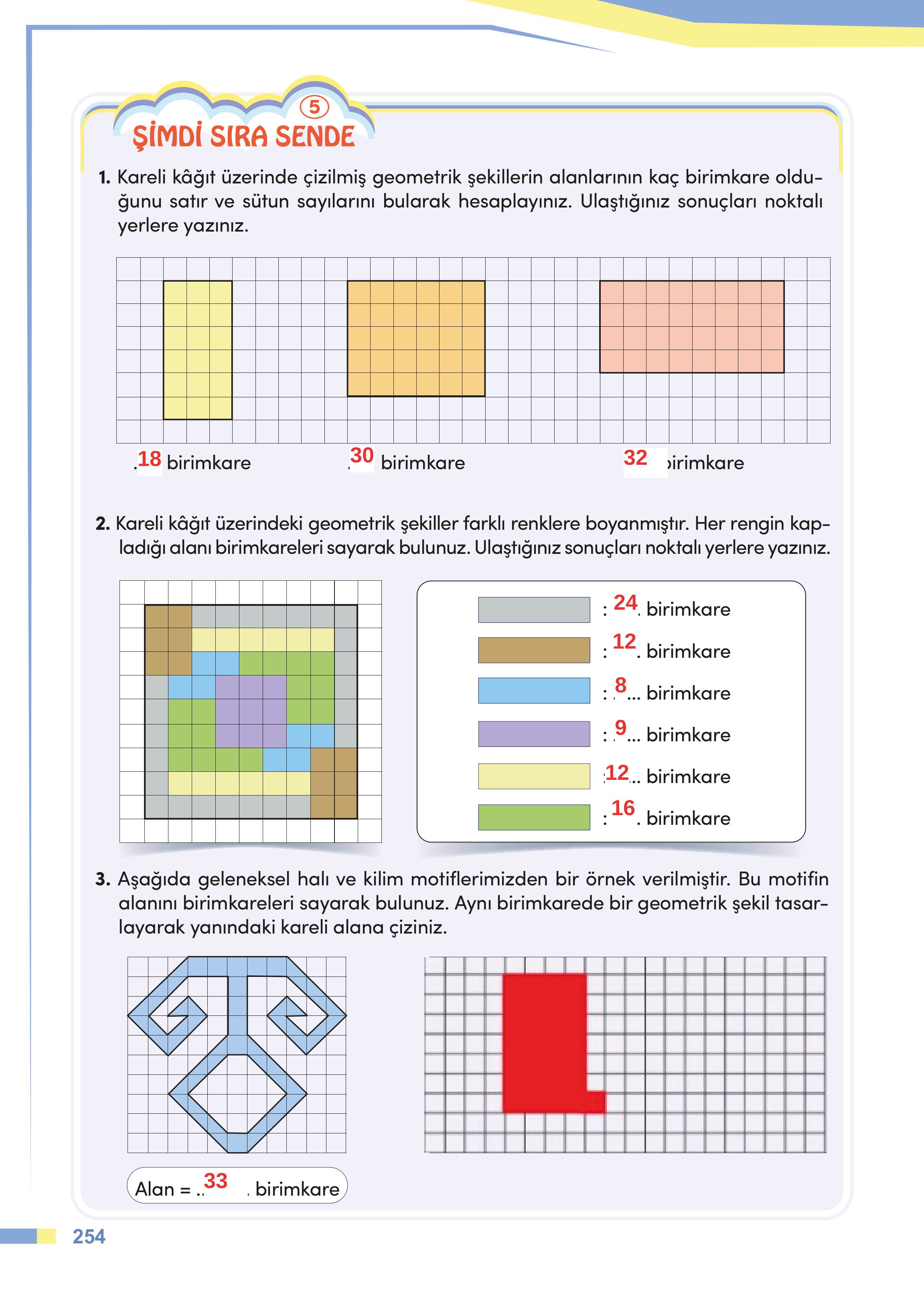 4. Sınıf Meb Yayınları Matematik Ders Kitabı Sayfa 254 Cevapları 4. Sınıf Meb Yayınları Matematik Ders Kitabı Sayfa 254 Cevapları