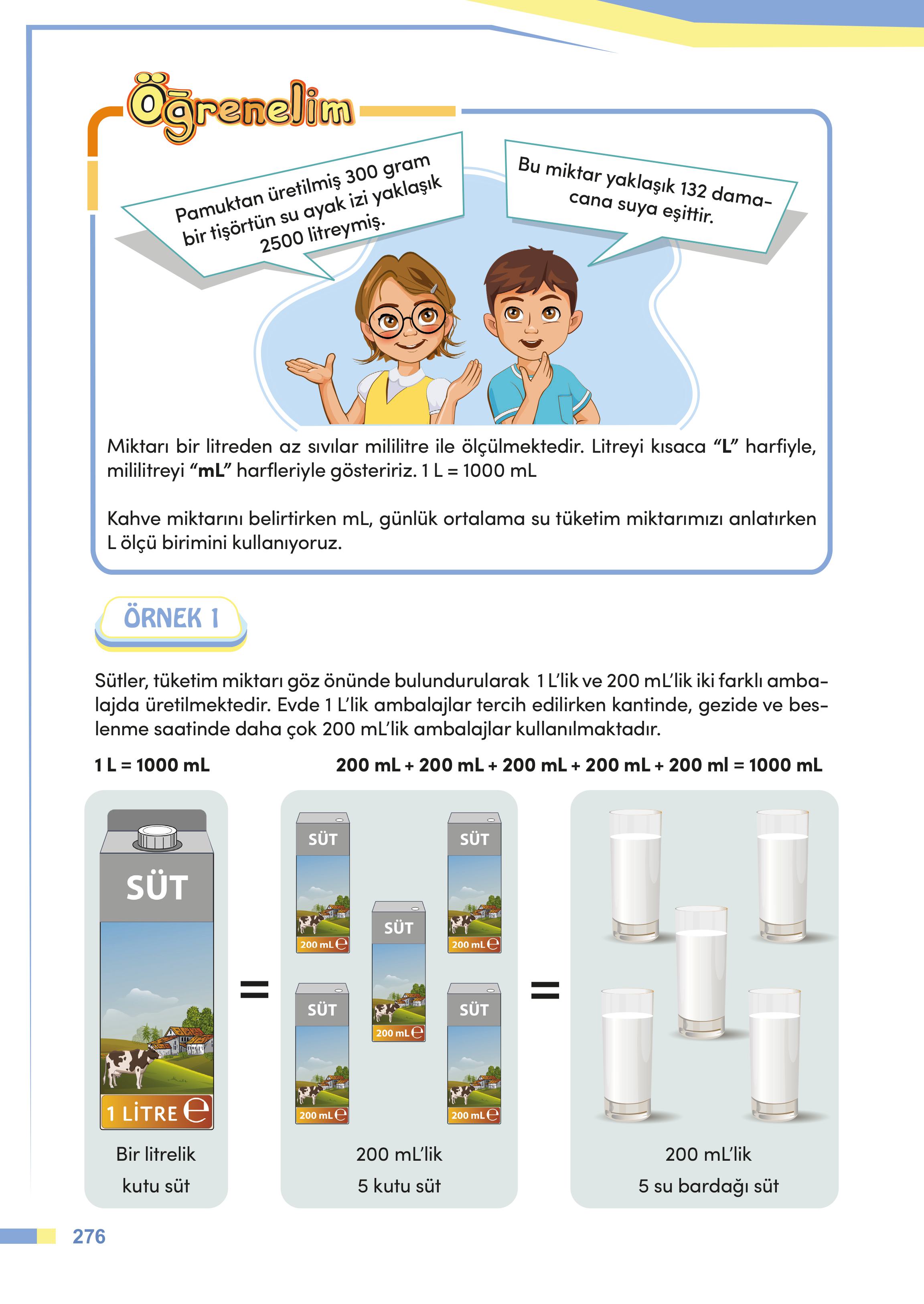 4. Sınıf Meb Yayınları Matematik Ders Kitabı Sayfa 276 Cevapları