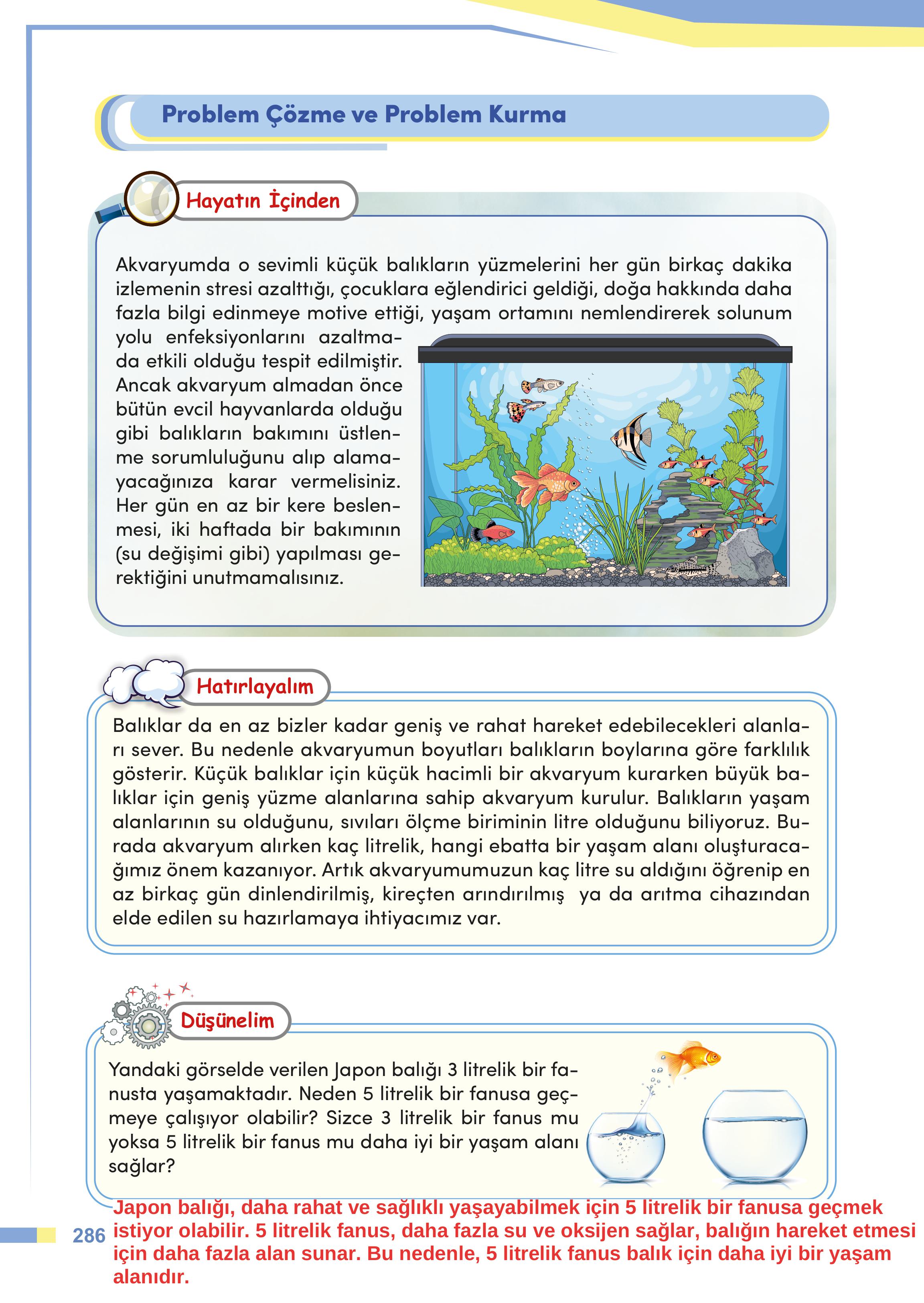 4. Sınıf Meb Yayınları Matematik Ders Kitabı Sayfa 286 Cevapları