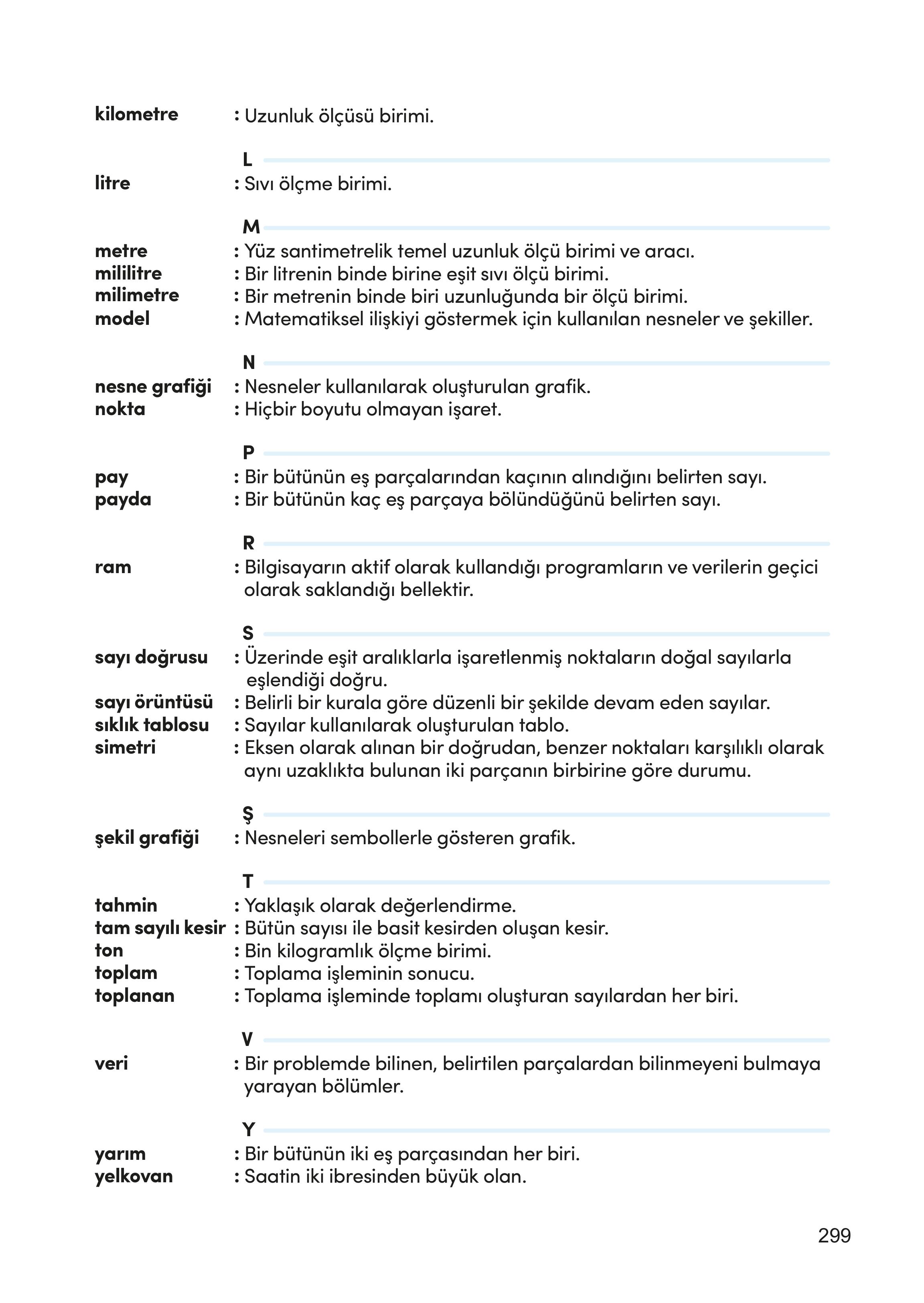 4. Sınıf Meb Yayınları Matematik Ders Kitabı Sayfa 299 Cevapları