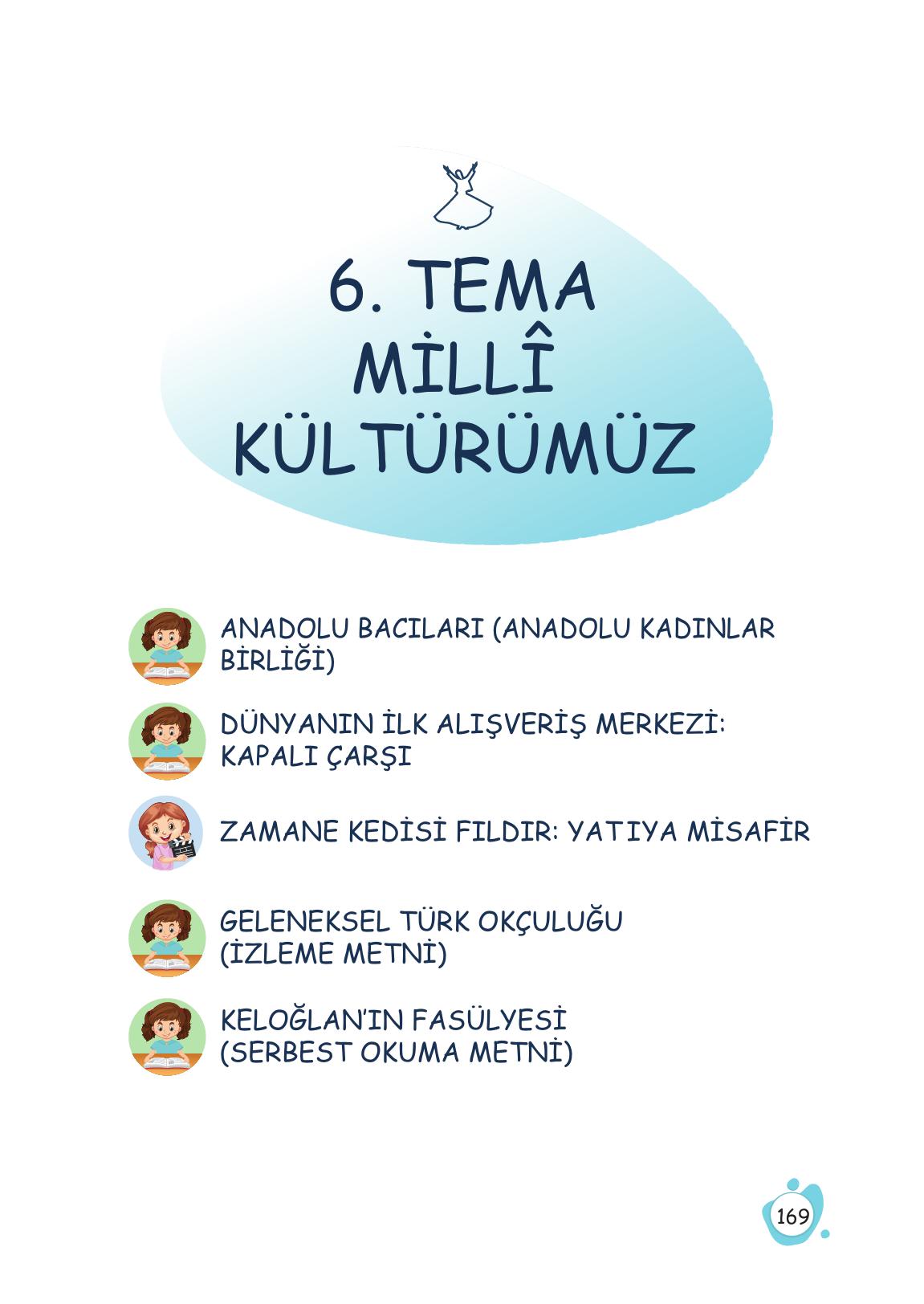 4. Sınıf Meb Yayınları Türkçe Ders Kitabı Sayfa 169 Cevapları