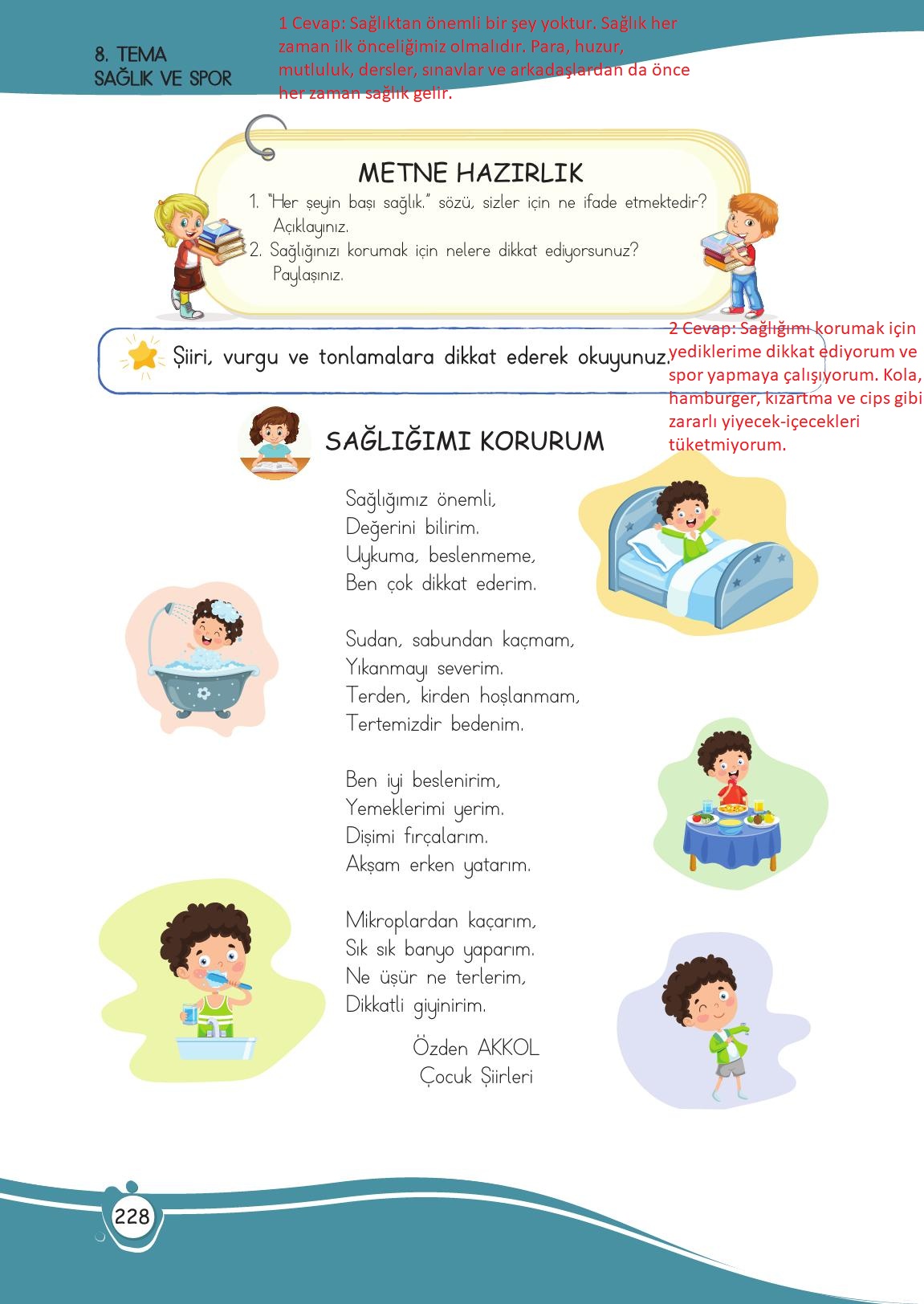 4. Sınıf Meb Yayınları Türkçe Ders Kitabı Sayfa 228 Cevapları 4. Sınıf Meb Yayınları Türkçe Ders Kitabı Sayfa 228 Cevapları