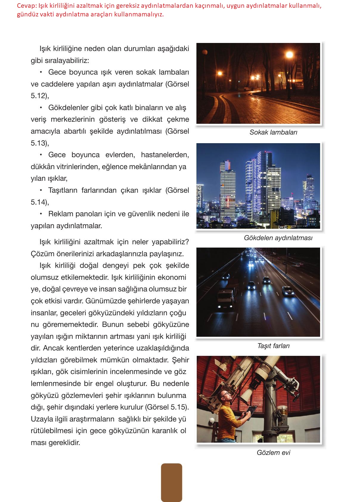 4. Sınıf Pasifik Yayınları Fen Bilimleri Ders Kitabı Sayfa 183 Cevapları