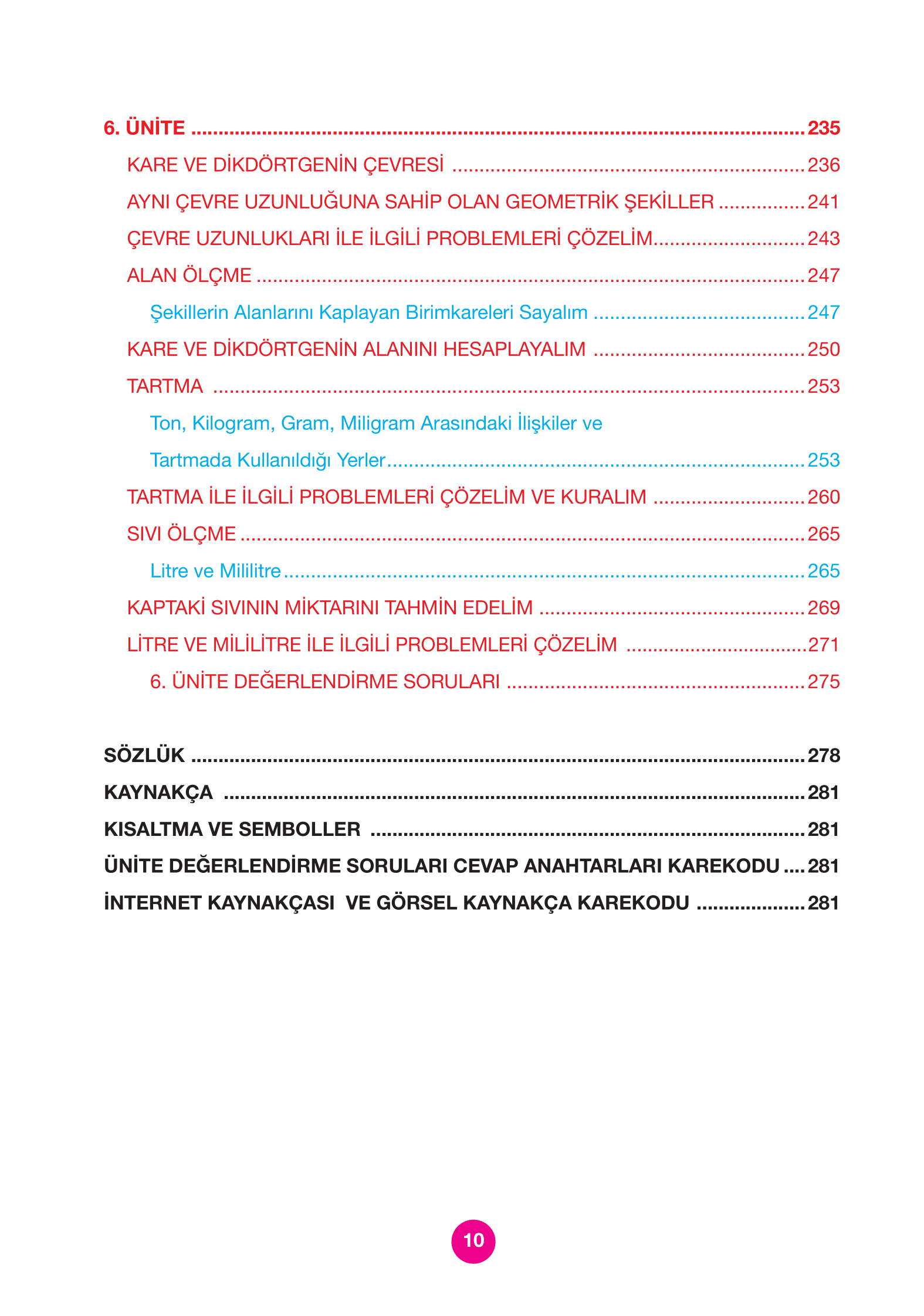 4. Sınıf Pasifik Yayınları Matematik Ders Kitabı Sayfa 10 Cevapları