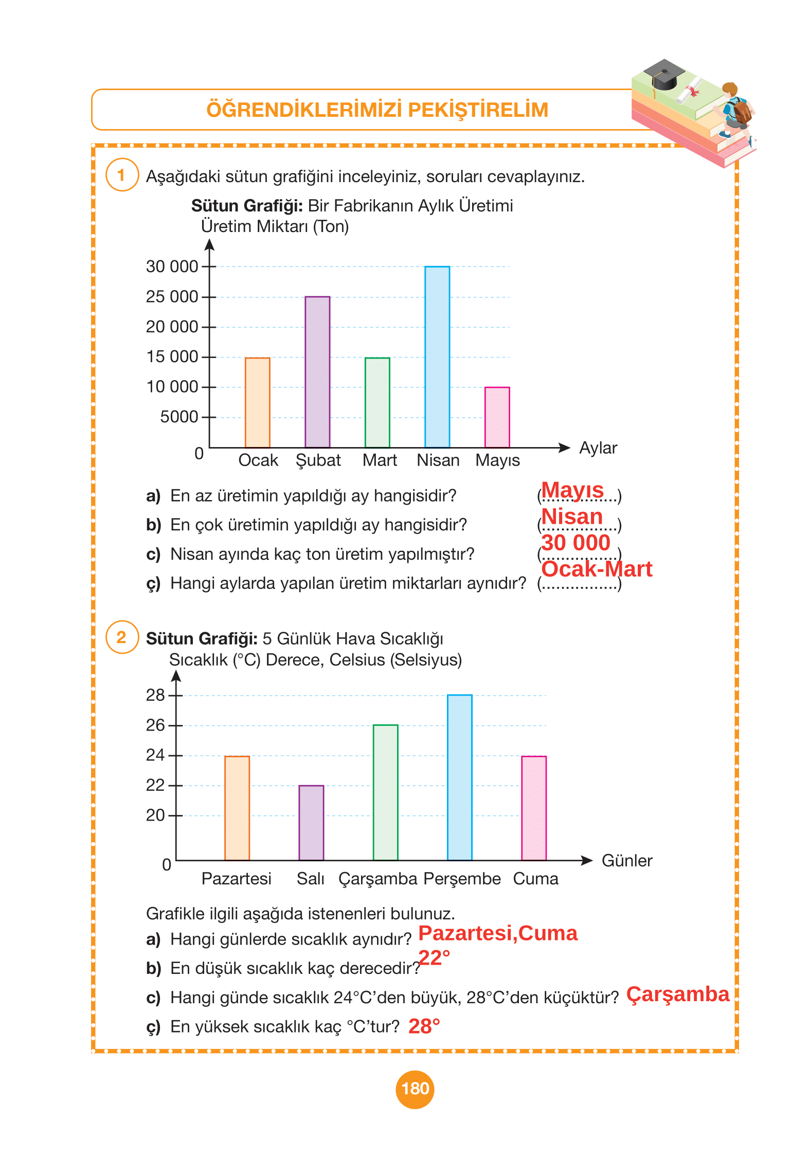 4. Sınıf Pasifik Yayınları Matematik Ders Kitabı Sayfa 180 Cevapları