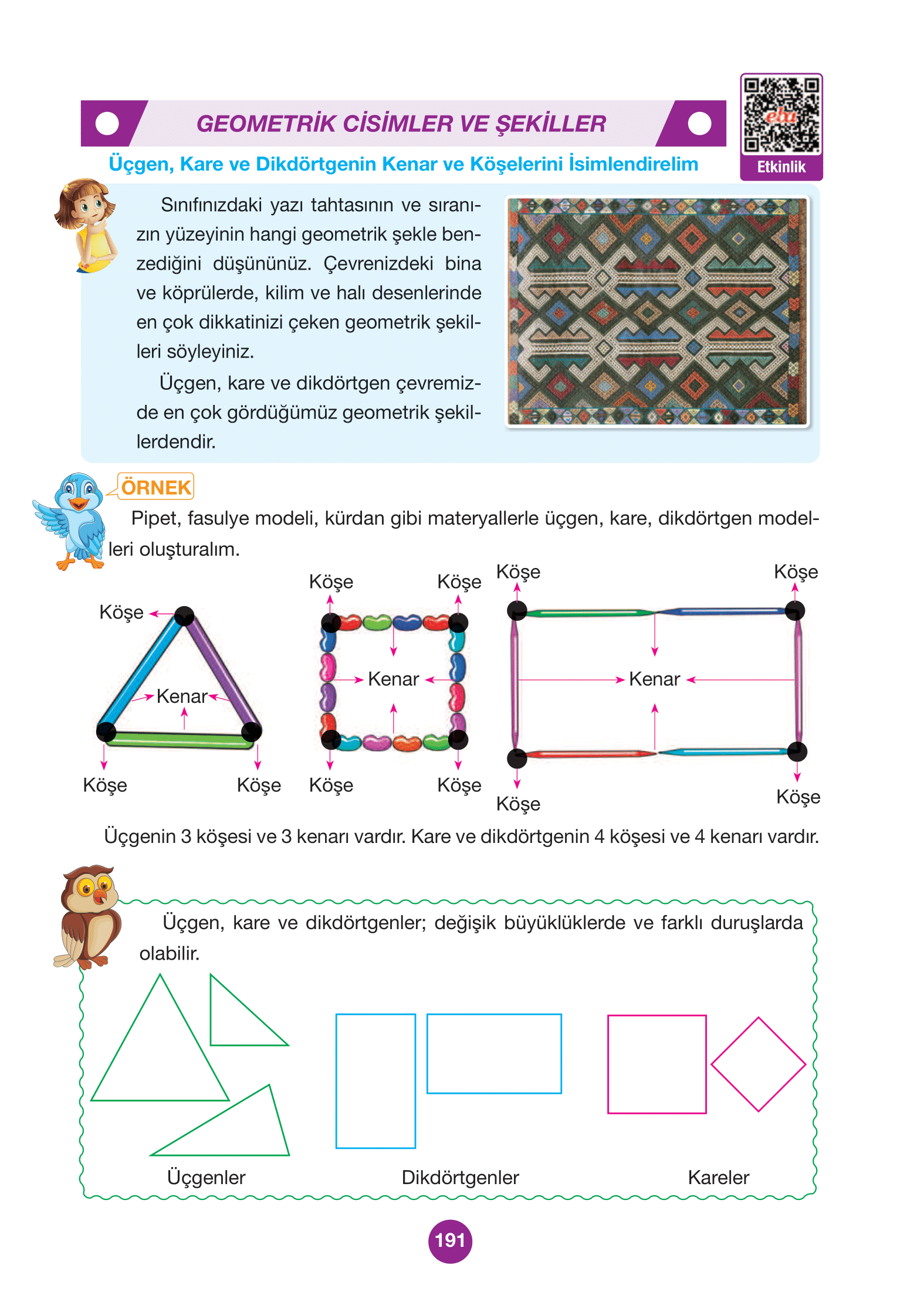 4. Sınıf Pasifik Yayınları Matematik Ders Kitabı Sayfa 191 Cevapları 4. Sınıf Pasifik Yayınları Matematik Ders Kitabı Sayfa 191 Cevapları