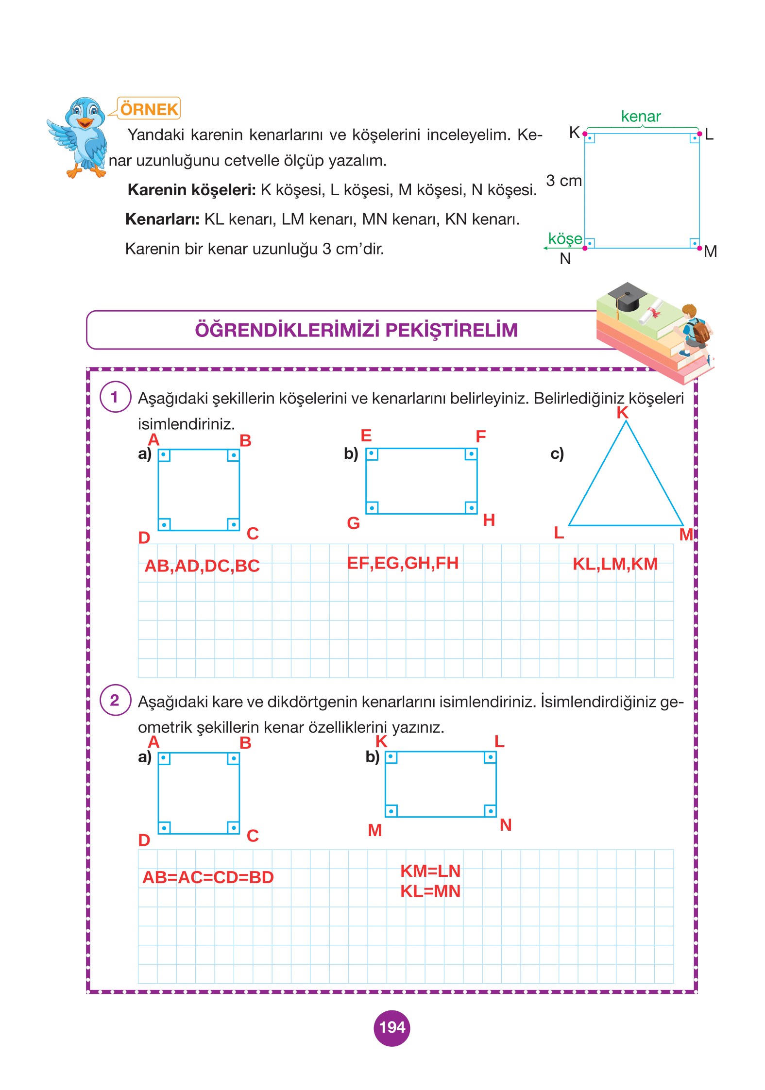 4. Sınıf Pasifik Yayınları Matematik Ders Kitabı Sayfa 194 Cevapları 4. Sınıf Pasifik Yayınları Matematik Ders Kitabı Sayfa 194 Cevapları