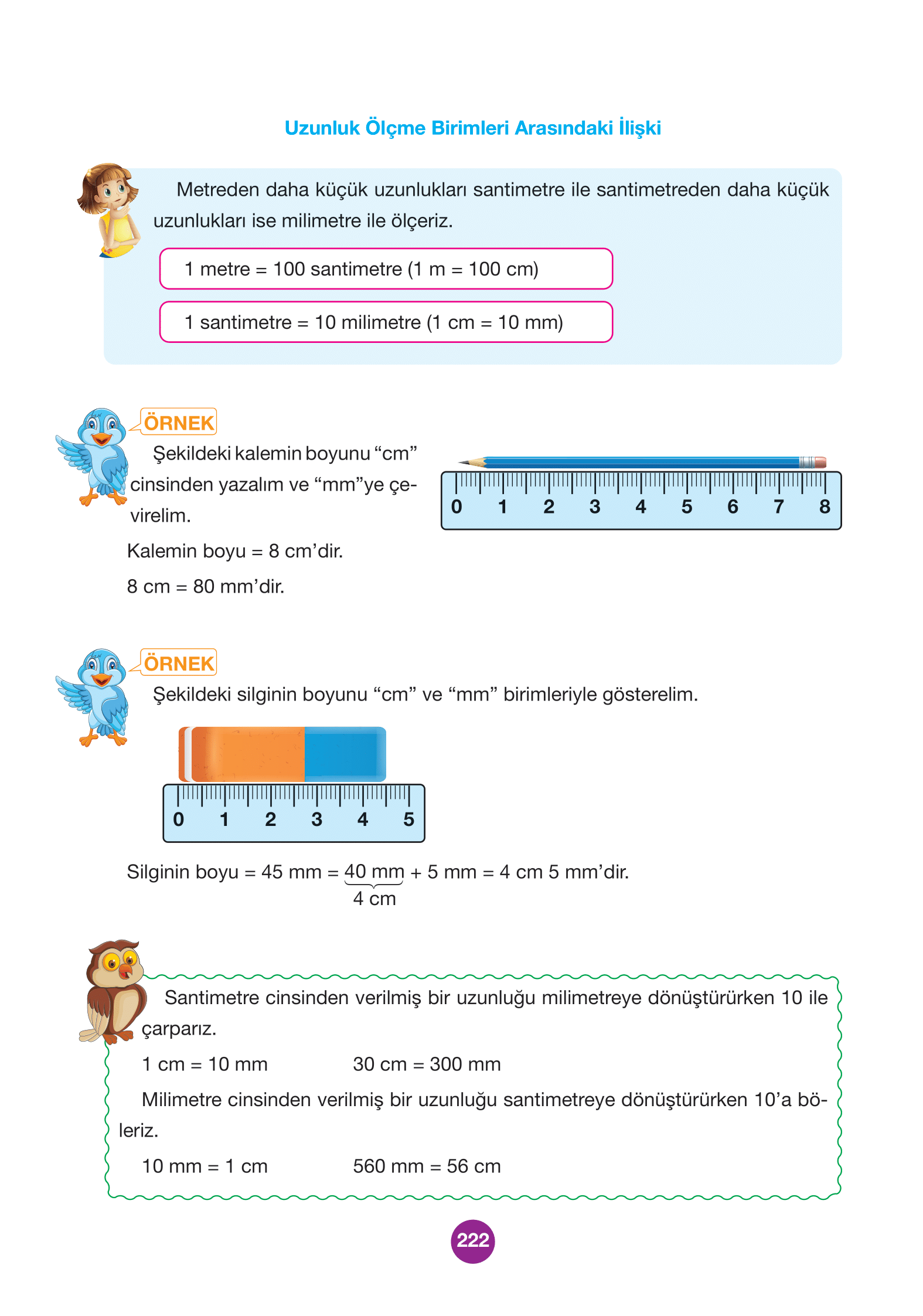 4. Sınıf Pasifik Yayınları Matematik Ders Kitabı Sayfa 222 Cevapları
