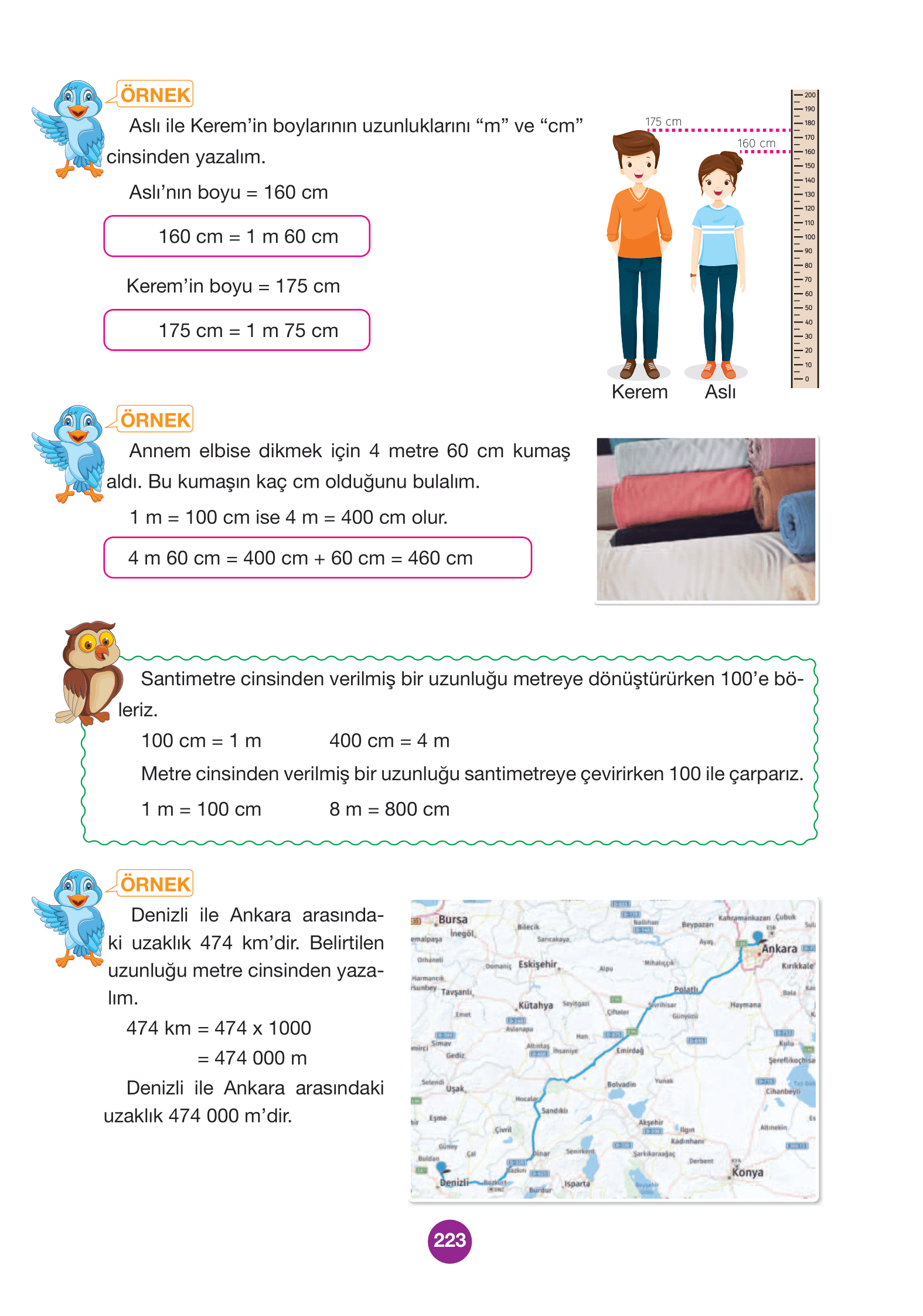 4. Sınıf Pasifik Yayınları Matematik Ders Kitabı Sayfa 223 Cevapları