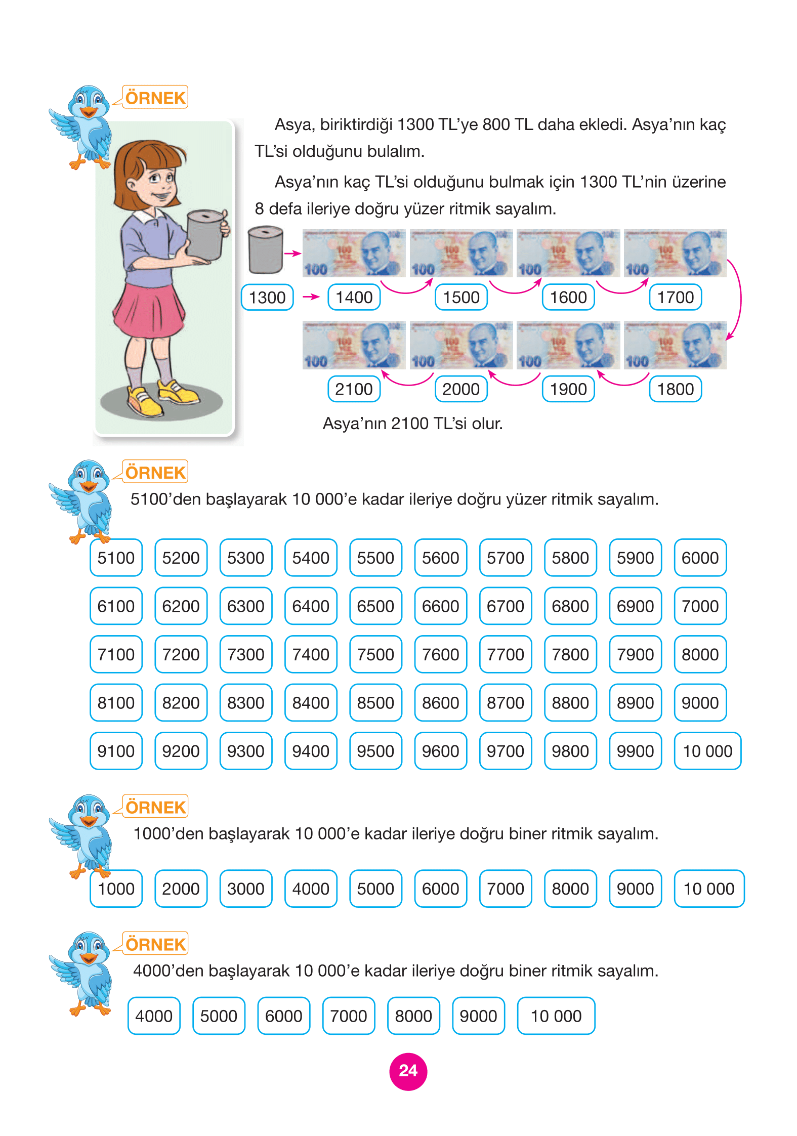 4. Sınıf Pasifik Yayınları Matematik Ders Kitabı Sayfa 24 Cevapları