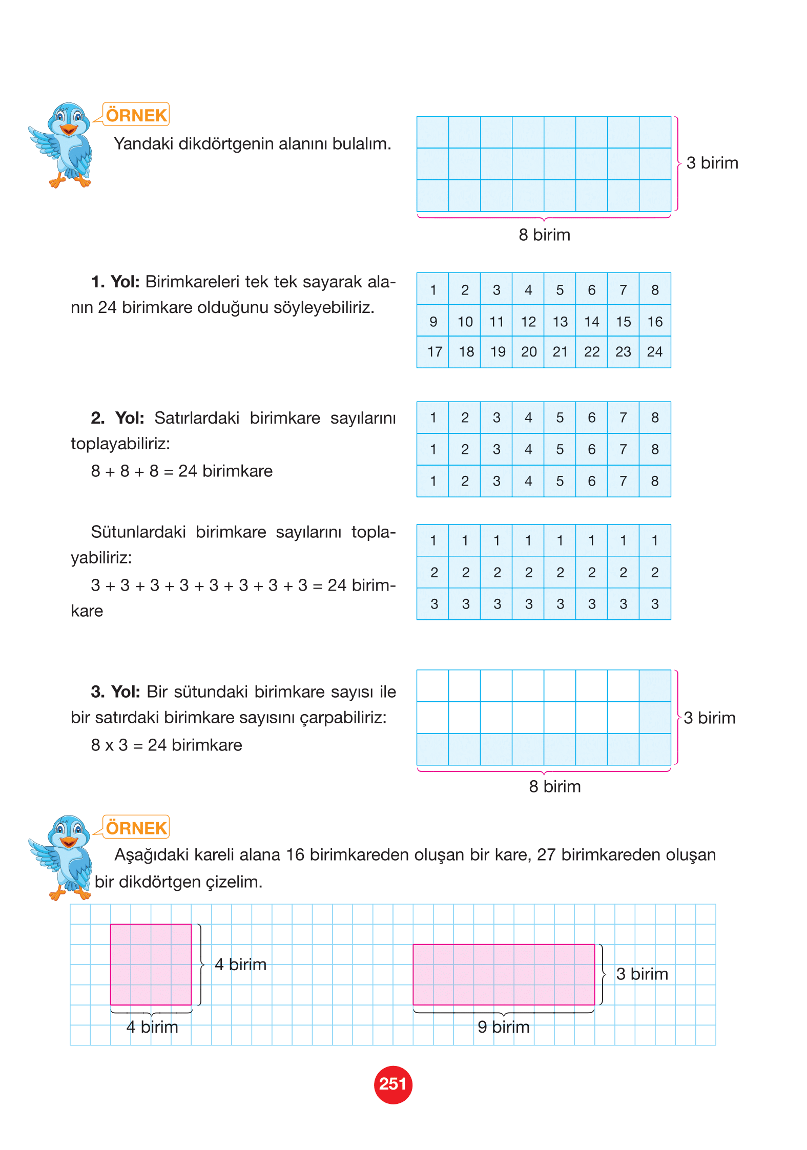 4. Sınıf Pasifik Yayınları Matematik Ders Kitabı Sayfa 251 Cevapları
