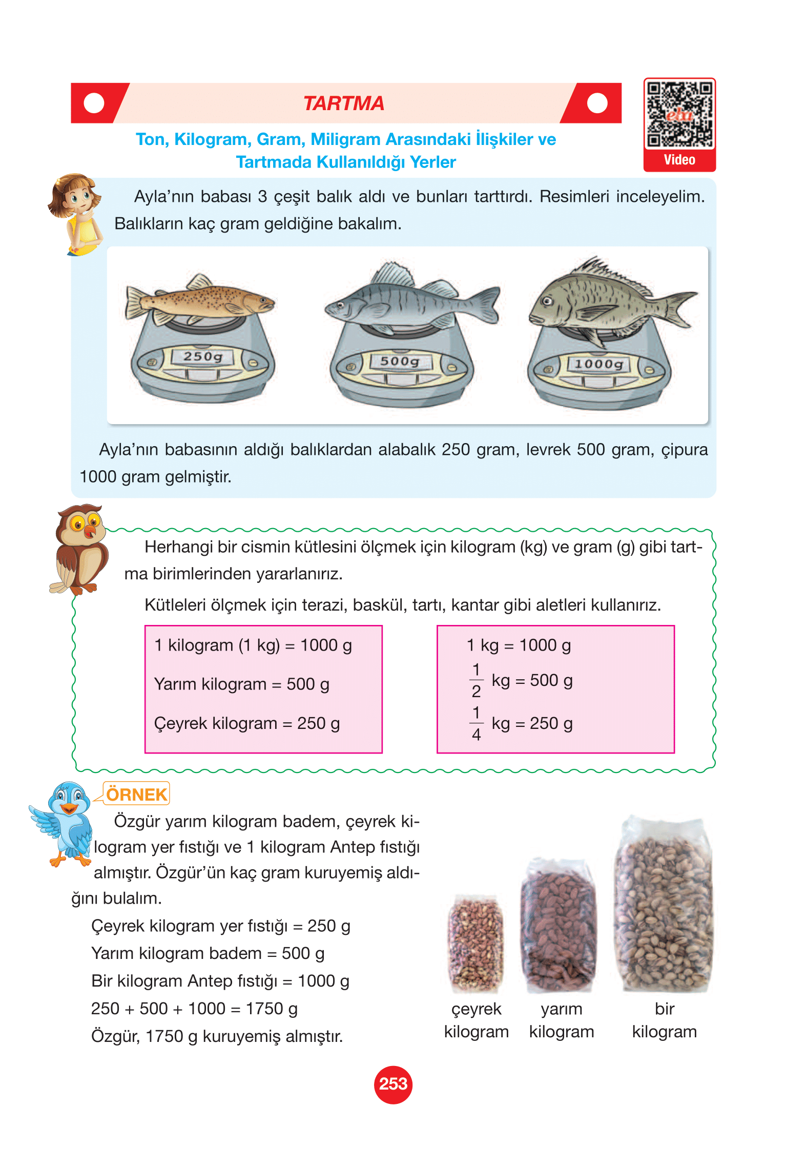 4. Sınıf Pasifik Yayınları Matematik Ders Kitabı Sayfa 253 Cevapları