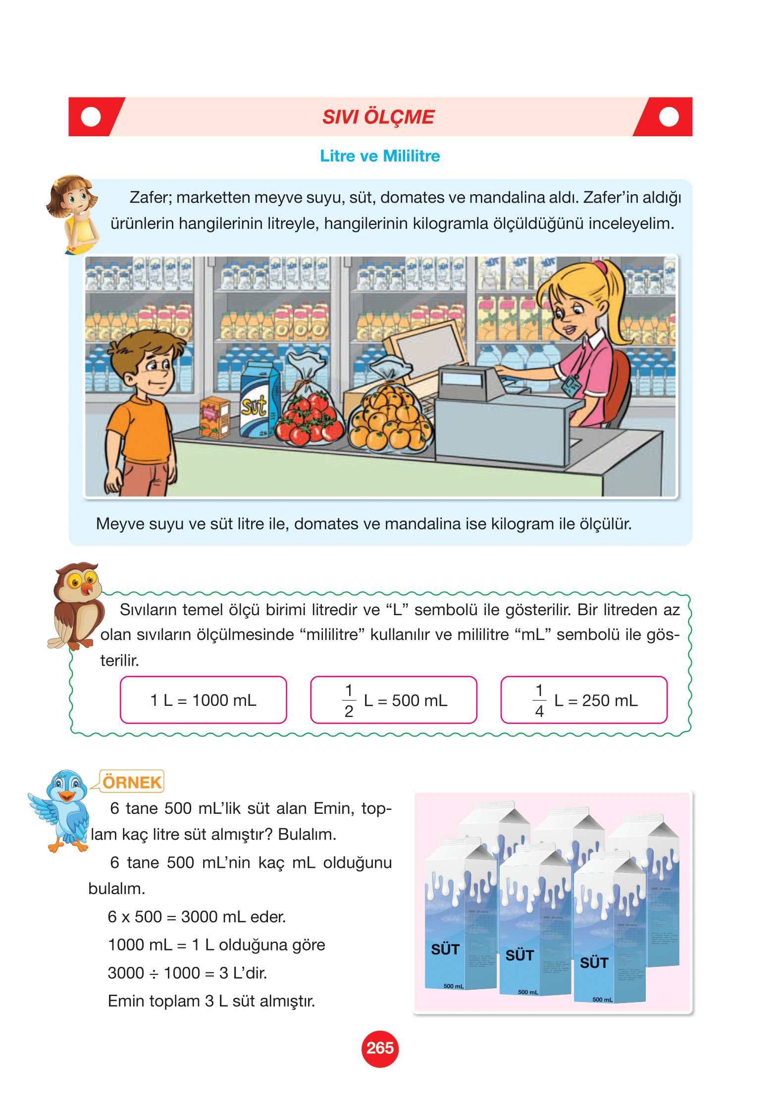 4. Sınıf Pasifik Yayınları Matematik Ders Kitabı Sayfa 265 Cevapları