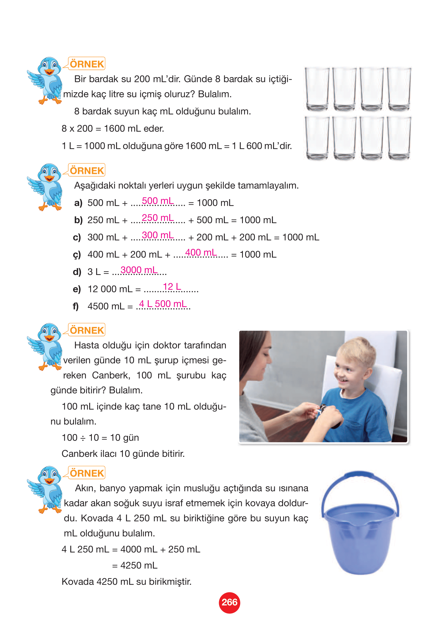 4. Sınıf Pasifik Yayınları Matematik Ders Kitabı Sayfa 266 Cevapları