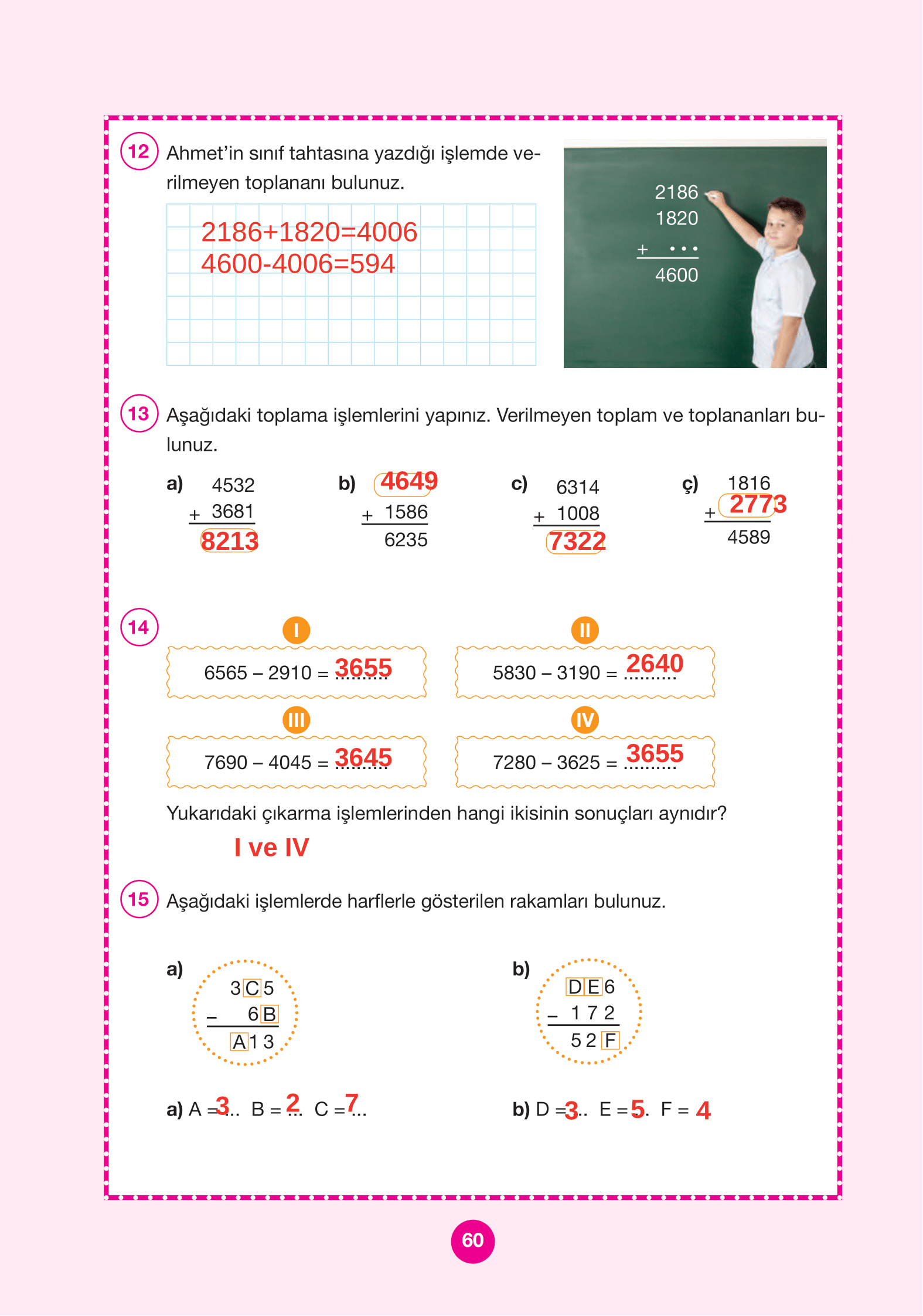 4. Sınıf Pasifik Yayınları Matematik Ders Kitabı Sayfa 60 Cevapları 4. Sınıf Pasifik Yayınları Matematik Ders Kitabı Sayfa 60 Cevapları