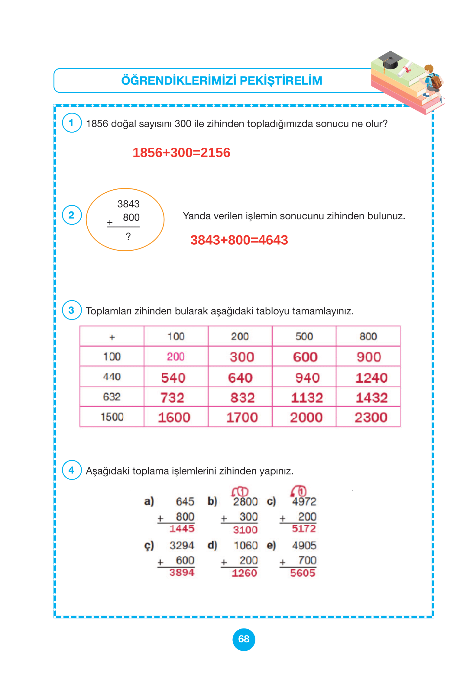 4. Sınıf Pasifik Yayınları Matematik Ders Kitabı Sayfa 68 Cevapları 4. Sınıf Pasifik Yayınları Matematik Ders Kitabı Sayfa 68 Cevapları