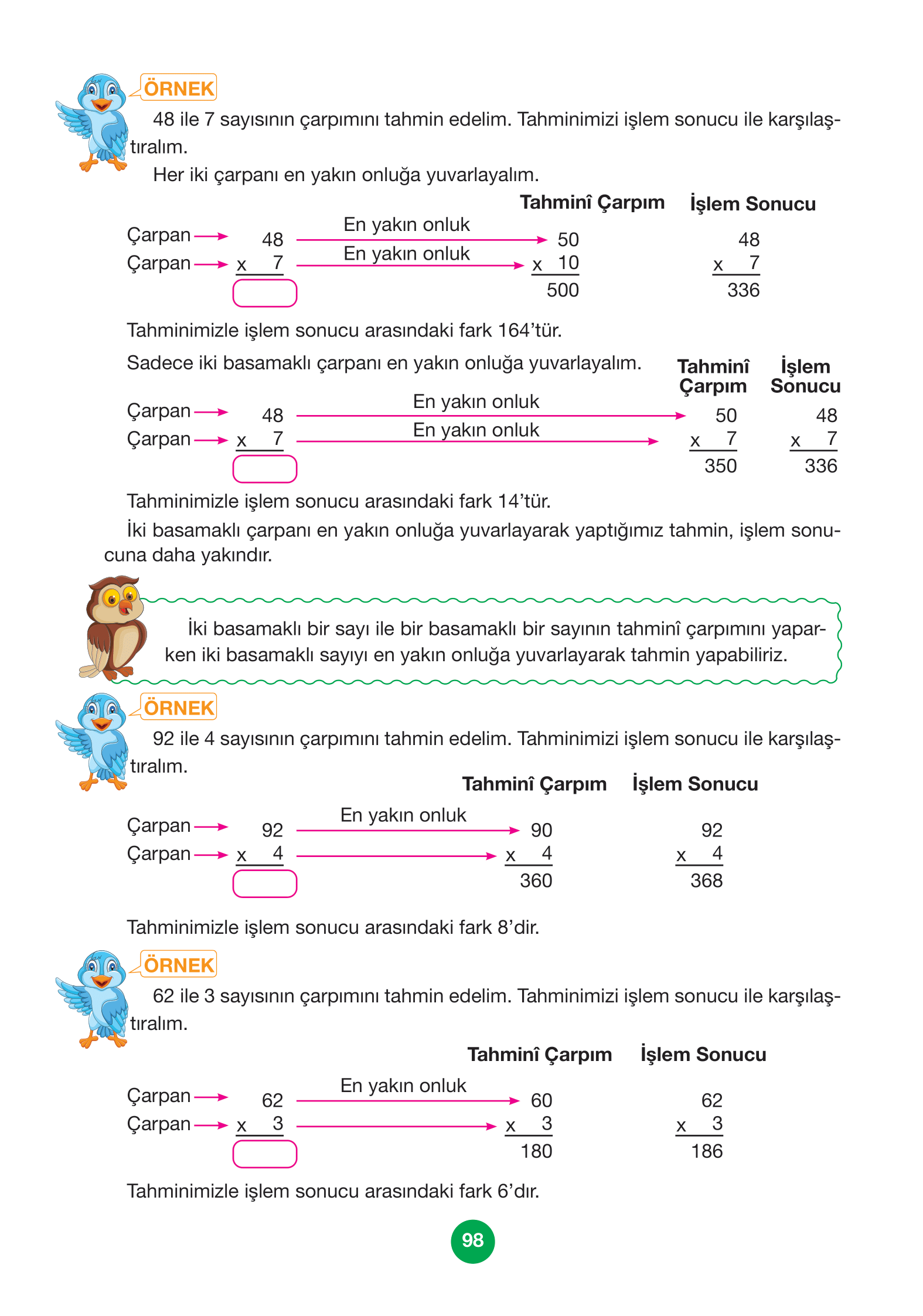 4. Sınıf Pasifik Yayınları Matematik Ders Kitabı Sayfa 98 Cevapları 4. Sınıf Pasifik Yayınları Matematik Ders Kitabı Sayfa 98 Cevapları