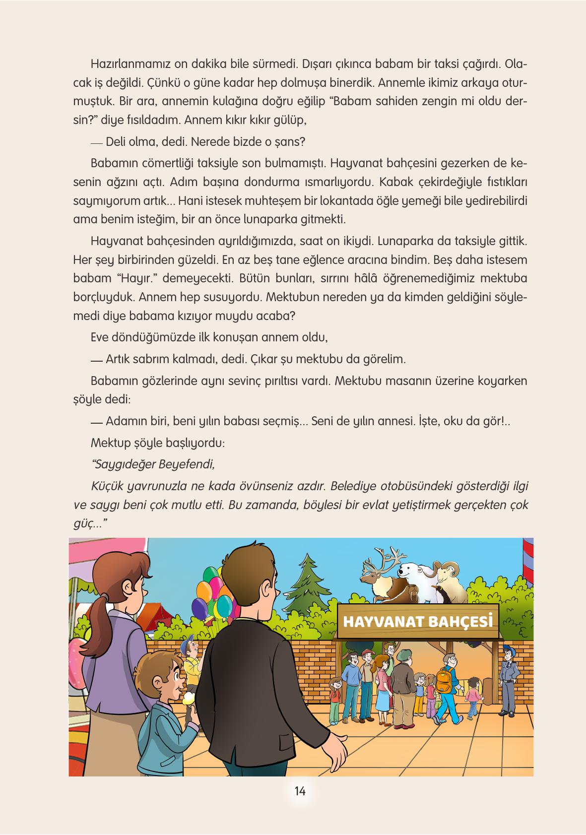 4. Sınıf Tuna Yayınları Türkçe Ders Kitabı Sayfa 14 Cevapları