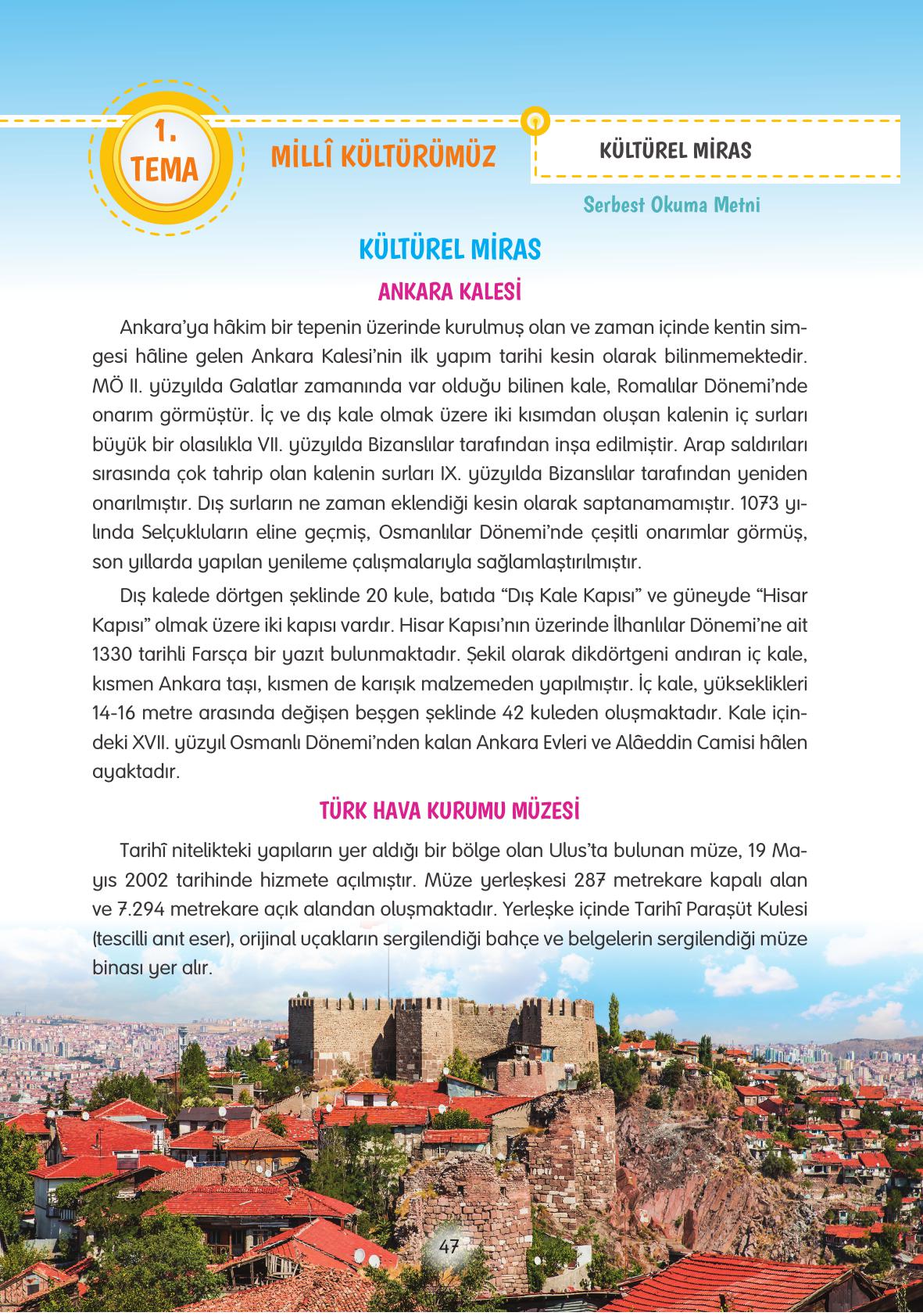 4. Sınıf Tuna Yayınları Türkçe Ders Kitabı Sayfa 47 Cevapları