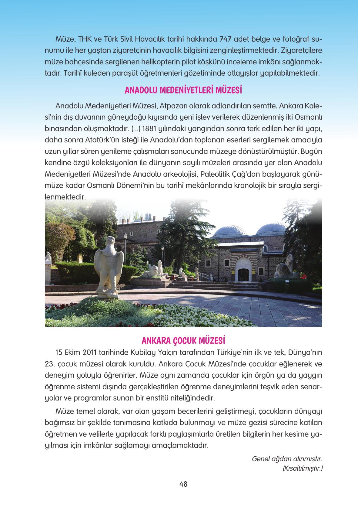 4. Sınıf Tuna Yayınları Türkçe Ders Kitabı Sayfa 48 Cevapları