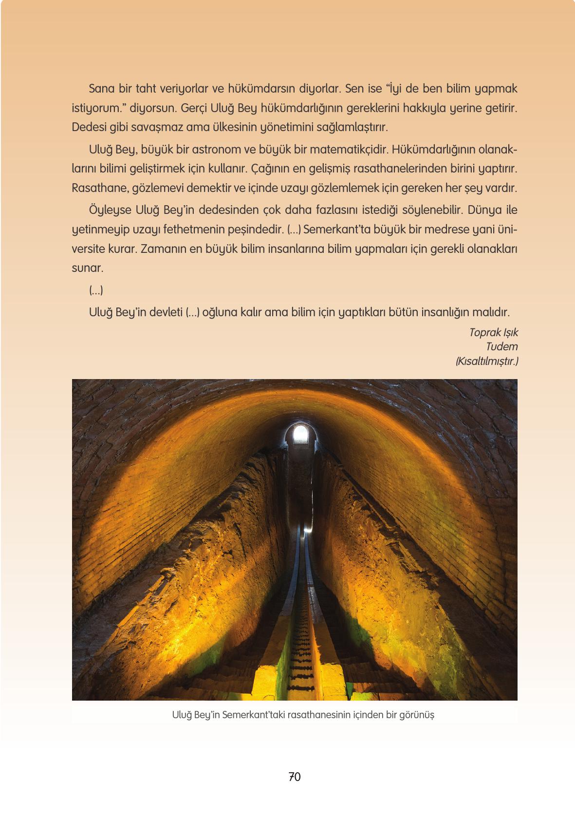 4. Sınıf Tuna Yayınları Türkçe Ders Kitabı Sayfa 70 Cevapları