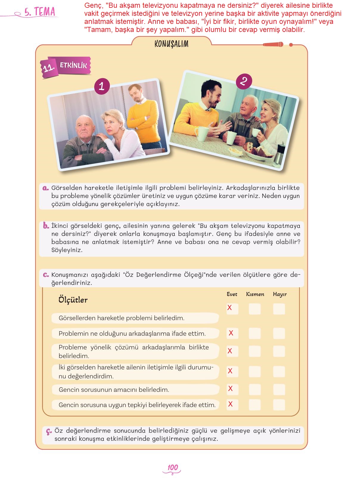 5. Sınıf Meb Yayınları 2. Kitap Türkçe Ders Kitabı Sayfa 100 Cevapları 5. Sınıf Meb Yayınları 2. Kitap Türkçe Ders Kitabı Sayfa 100 Cevapları