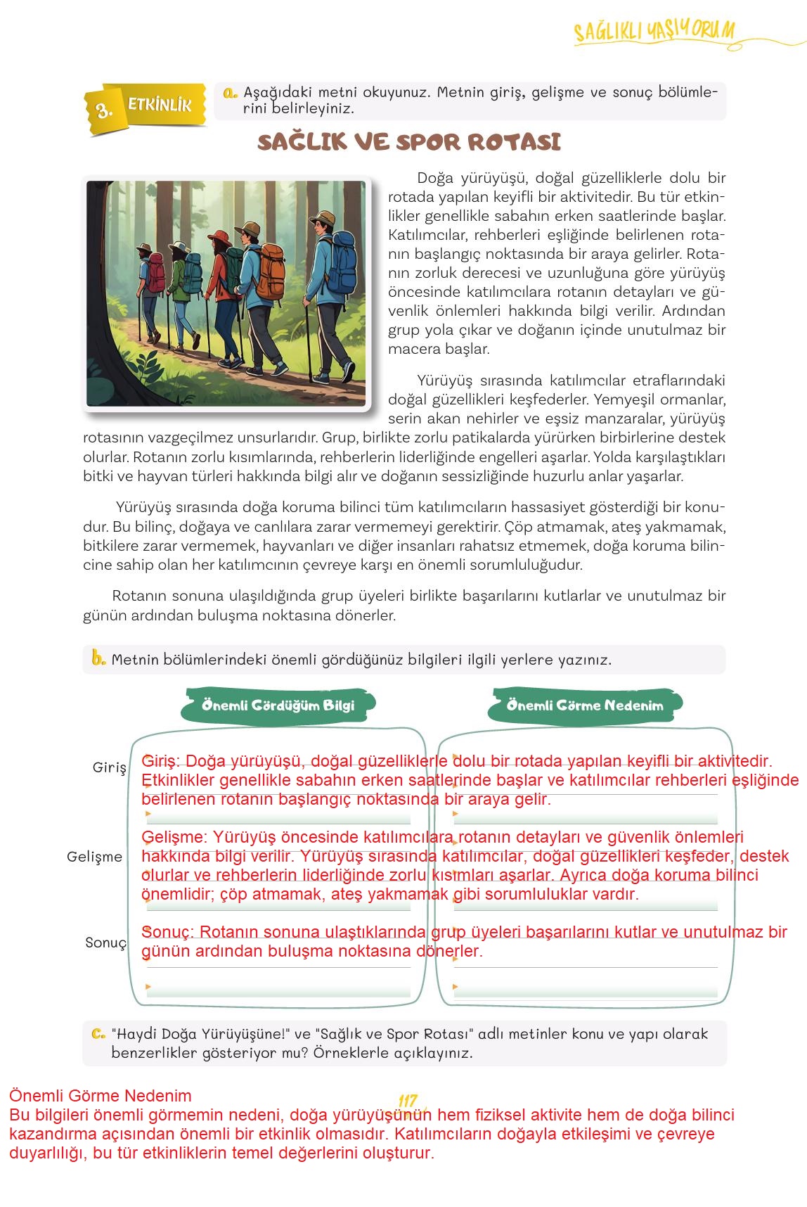 5. Sınıf Meb Yayınları 2. Kitap Türkçe Ders Kitabı Sayfa 117 Cevapları