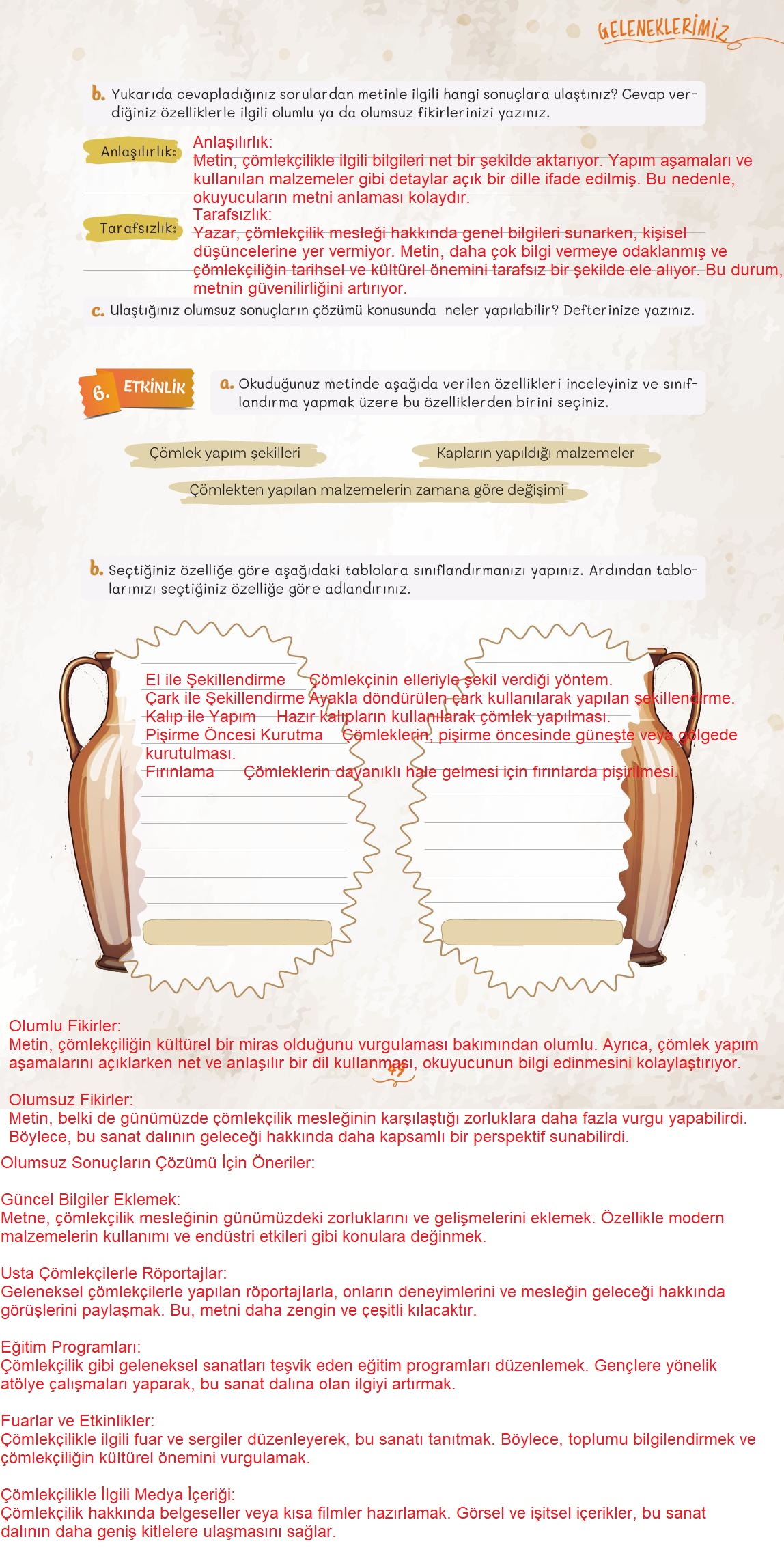 5. Sınıf Meb Yayınları 2. Kitap Türkçe Ders Kitabı Sayfa 49 Cevapları