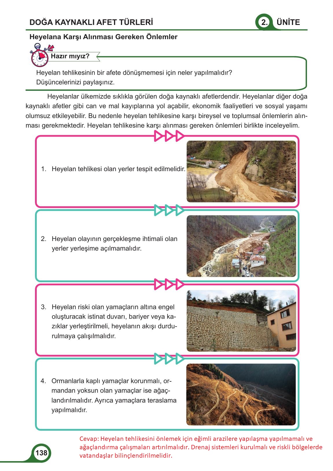 5. Sınıf Meb Yayınları Afet Bilinci Ders Kitabı Sayfa 138 Cevapları 5. Sınıf Meb Yayınları Afet Bilinci Ders Kitabı Sayfa 138 Cevapları